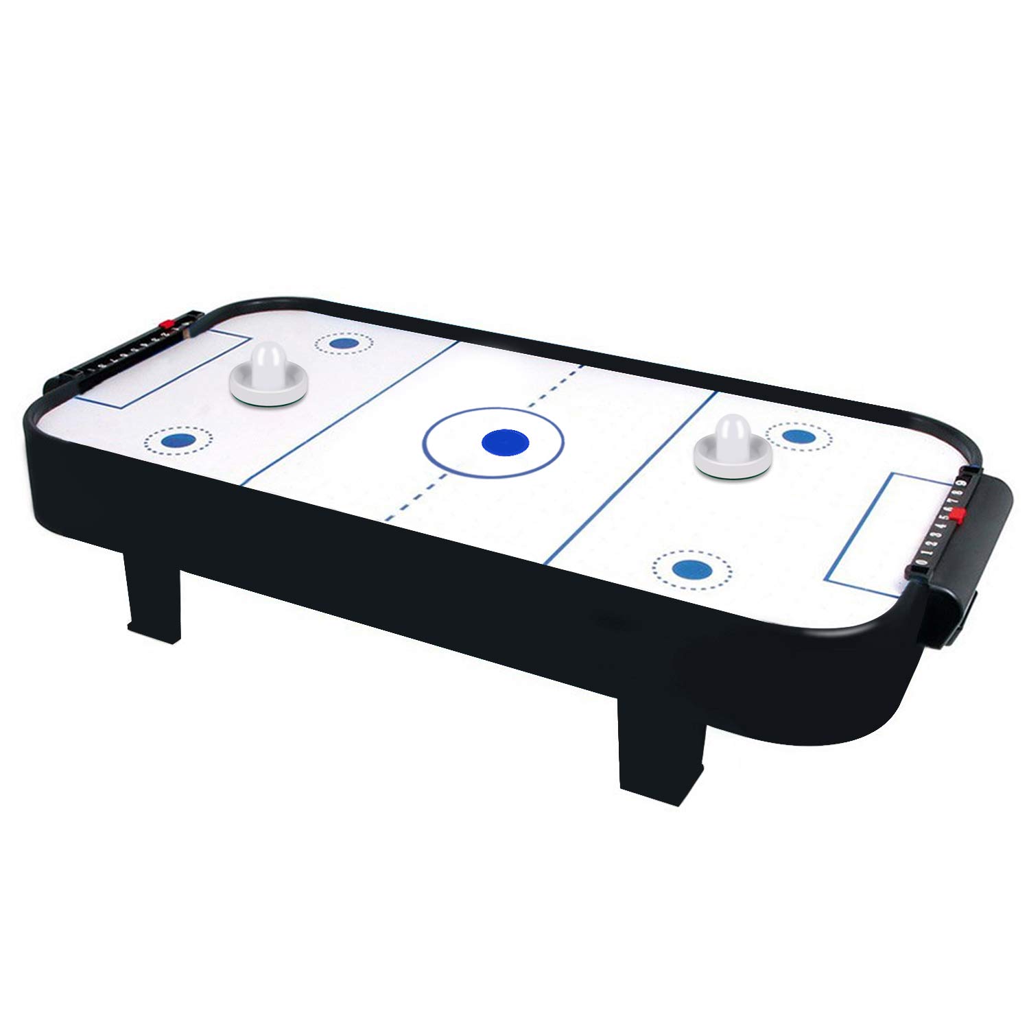 Air Hockey Pucks & Strikers Set - 4 Pucks & 4 Paddles Replacement for Game Tables - Perfect for Home Arcade & Game Rooms