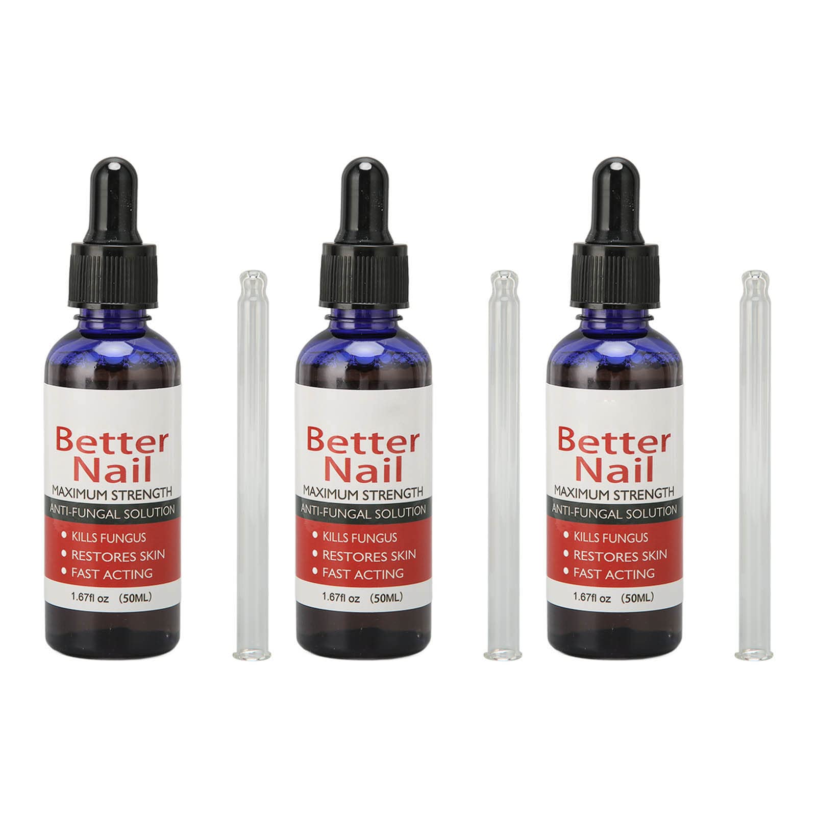 3 Boxes 50ml Nail Repair Solution - Strengthening & Hydrating Cuticle Treatment for Damaged Nails | Promotes Nail Growth & Revitalization | Perfect for At-Home Manicures & Professional Salon Use