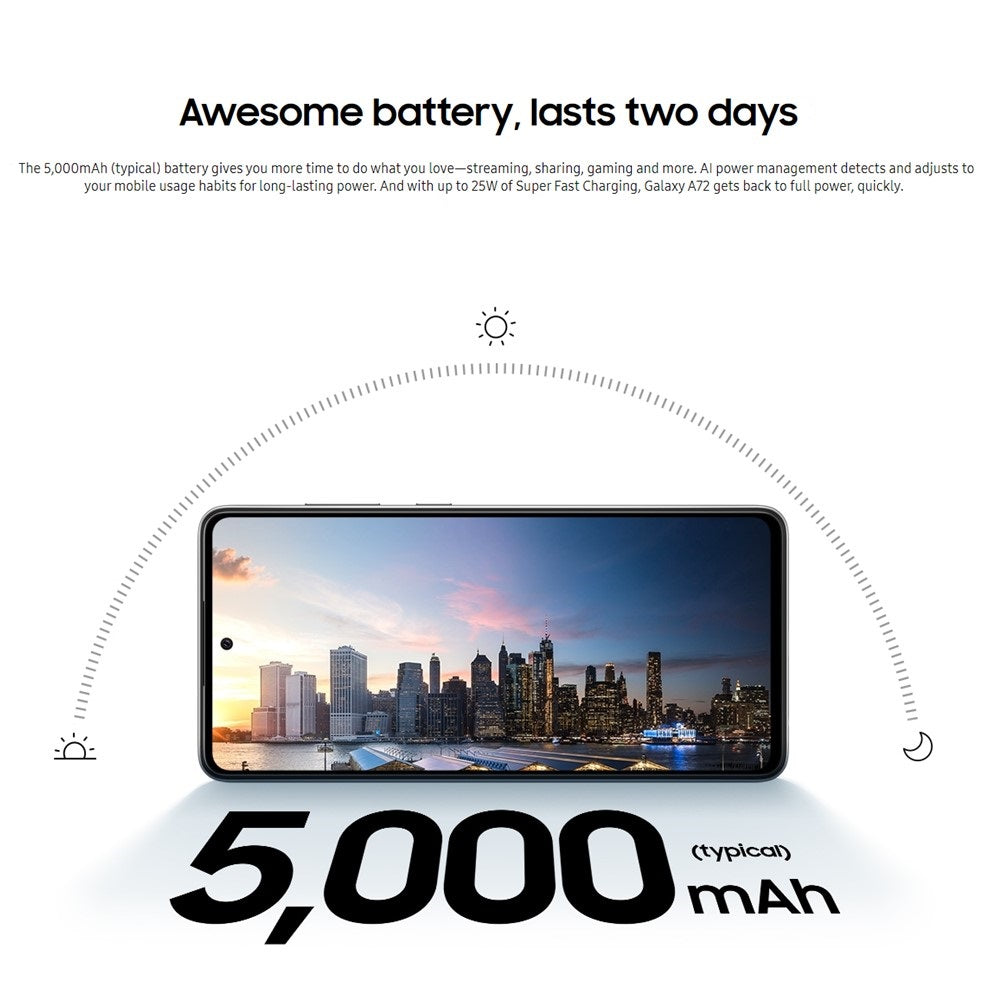 SAMSUNG Galaxy A72 128GB 6GB RAM 6.7