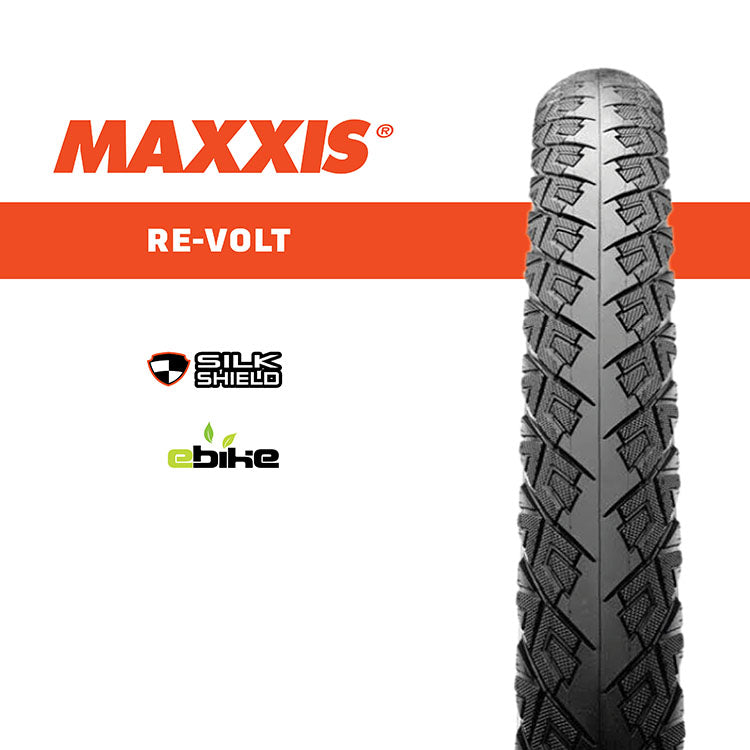 Maxxis 700c Re Volt Road Bike Tire - High-Performance, Durable & Lightweight for Commuting, Touring & Adventure Cycling