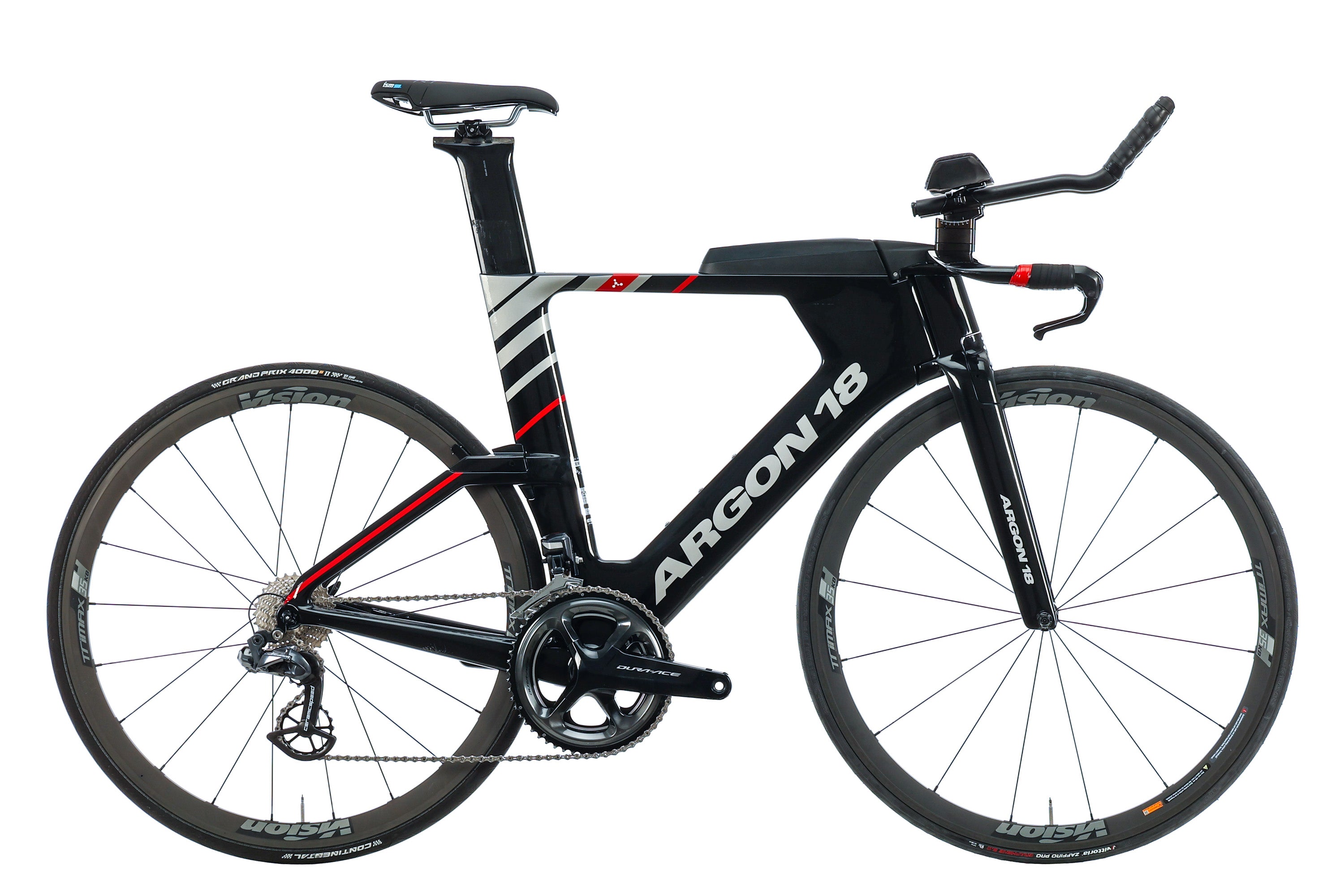 Argon 18 E-119 Triathlon Bike with Shimano Ultegra Di2 - 2019 Model, Large Size | Perfect for Competitive Triathlons & Endurance Racing
