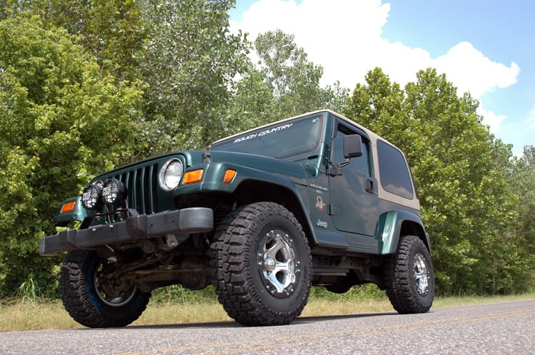 2.5 Inch Lift Kit for Jeep Wrangler TJ (1997-2006) & Wrangler Unlimited (2004-2006) | 4 Cylinder Compatible | Heavy Duty Suspension Upgrade | Off-Roading & Trail Riding Enhancement | Part #652