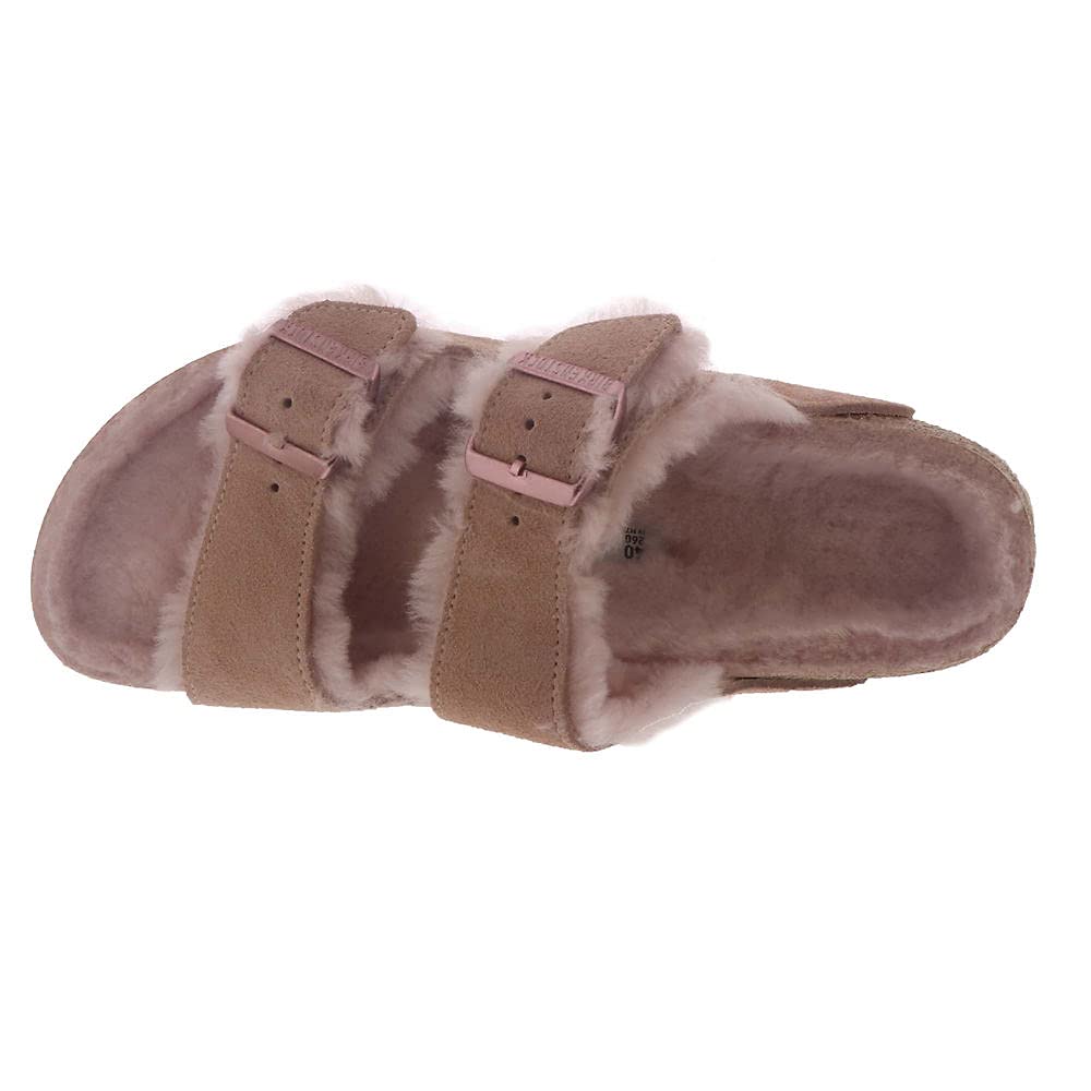 Birkenstock Women's Arizona Shearling Sandals - Soft Wool Lined Comfort Slides for Indoor/Outdoor Wear - Perfect for Home, Office & Casual Outings