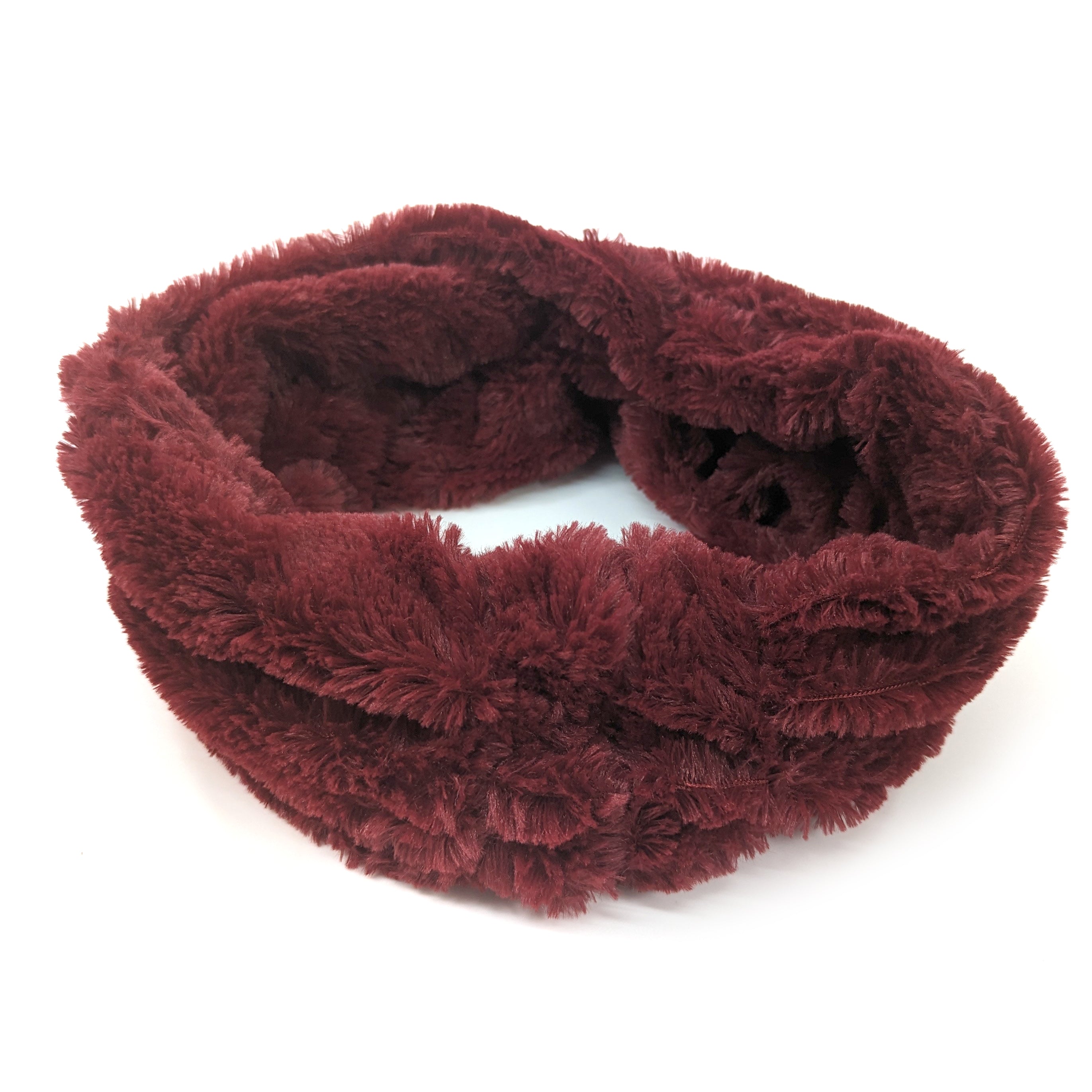 Stylish Gathered Faux Fur Snood Scarf - Winter Fashion Accessory for Women | Cozy Neck Warmer for Cold Weather Outfits & Outdoor Activities