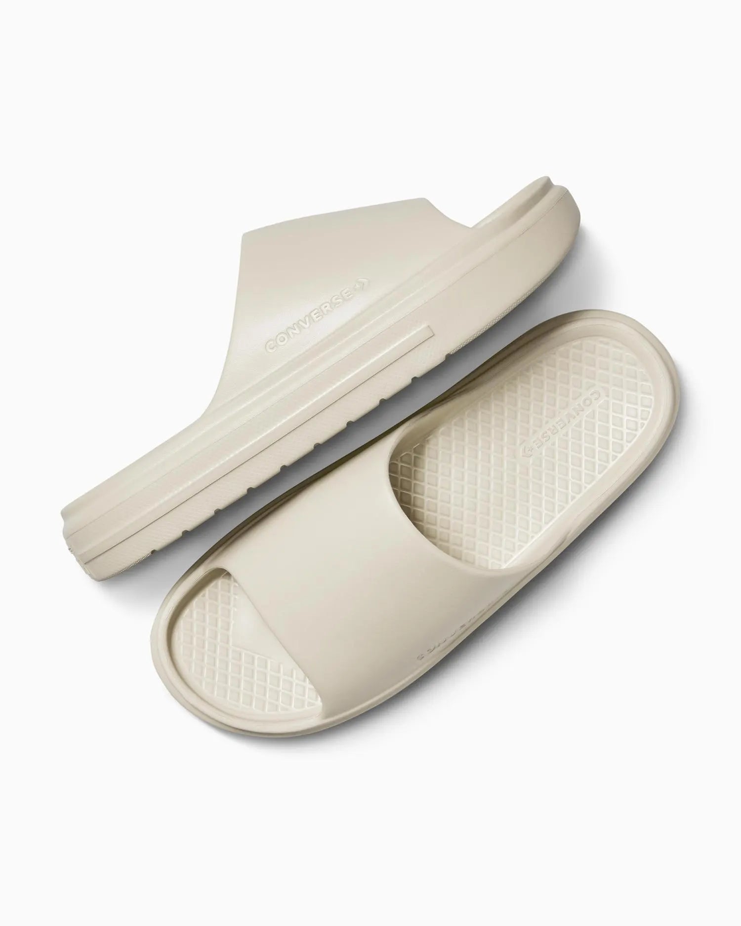 Converse Unisex Essential Papyrus Slides - Comfortable & Stylish Sandals for Men & Women - Perfect for Beach, Pool, and Casual Summer Wear
