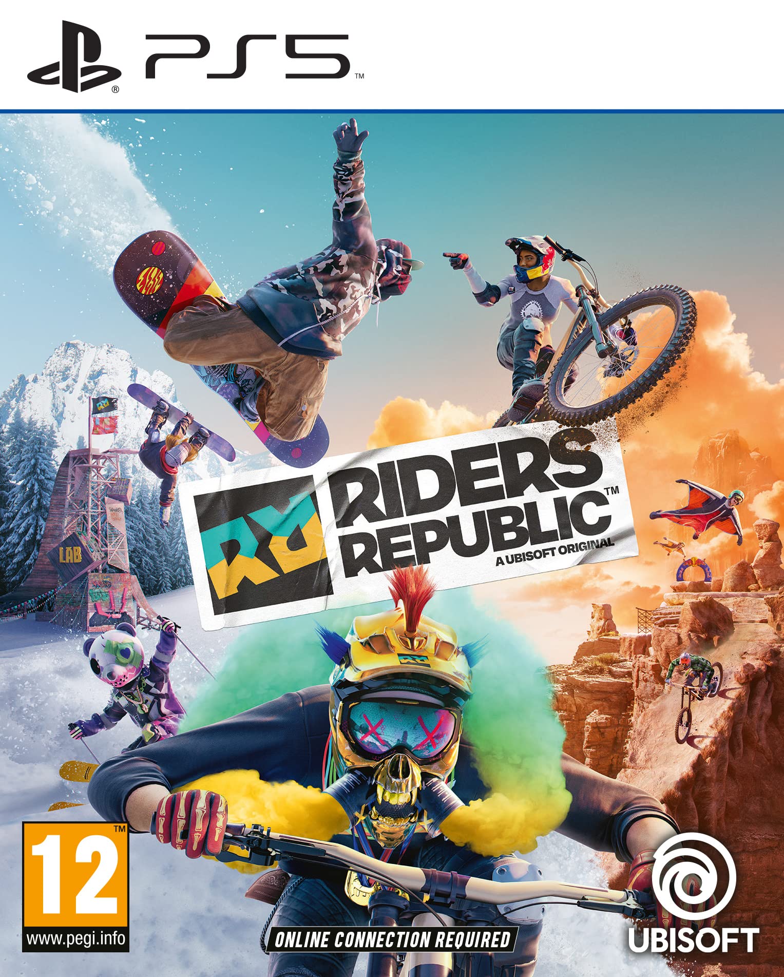 Riders Republic (PS5) - Extreme Sports Video Game for PlayStation 5 | Open World Multiplayer Adventure | Perfect for Mountain Biking, Skiing & Wingsuit Flying