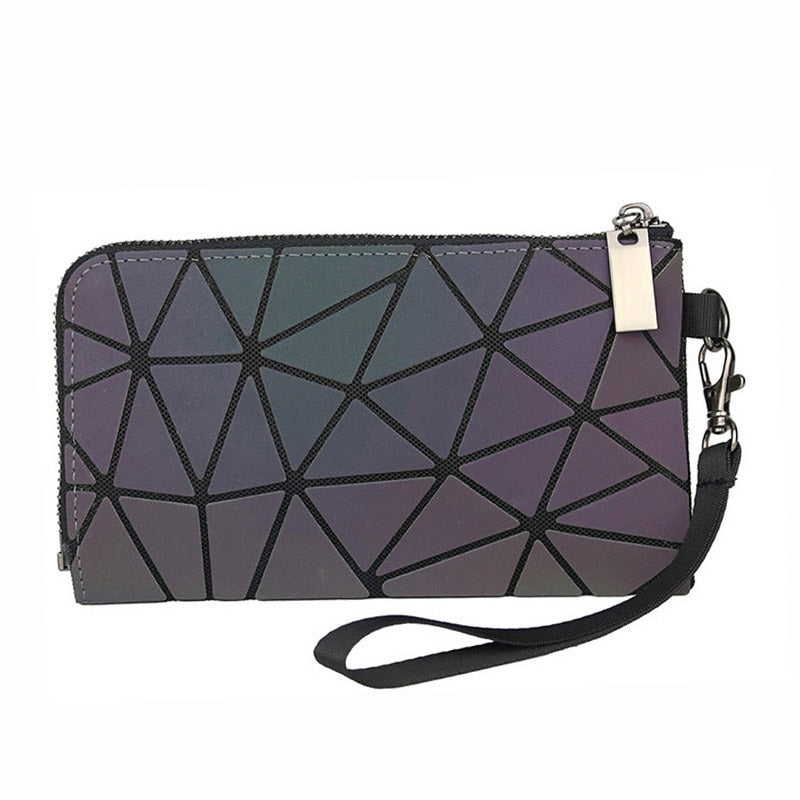 Stylish Geometric Luminous Backpack for Women - Luxury Designer School Bag & College Rucksack with Shoulder Strap | Perfect for Campus, Travel & Everyday Use