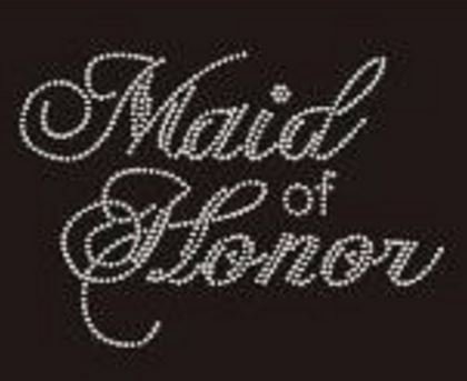 Elegant Rhinestone Iron-On Transfer for Bridesmaids - Perfect for Wedding Dresses, DIY Crafts & Special Occasion Outfits