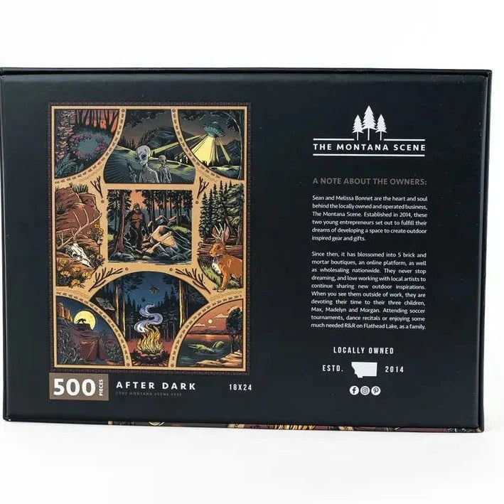 After Dark 500 Piece Jigsaw Puzzle for Adults - Nighttime Landscape Puzzle Game for Family Fun & Stress Relief