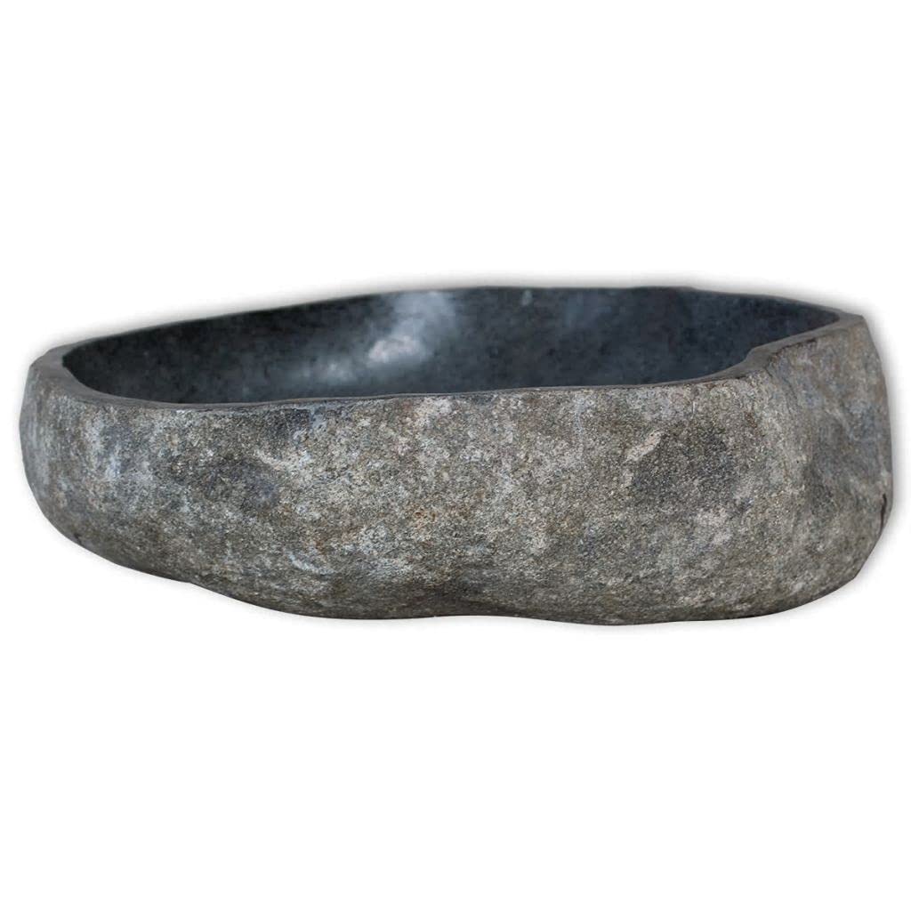 Fast Shipping Oval River Stone Art Basin - 14.9