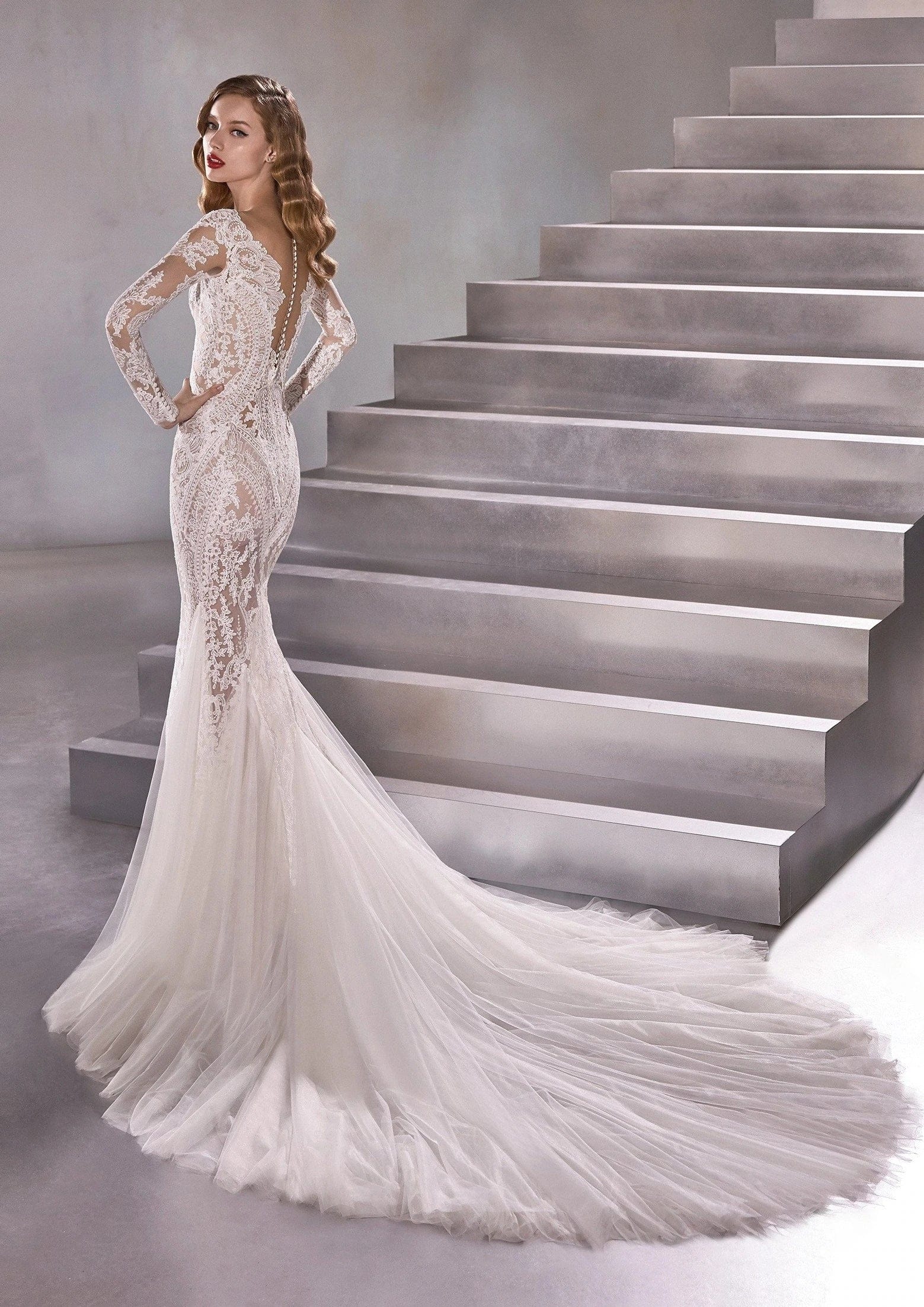 Atelier Pronovias Interstellar Wedding Dress - Size 10 | Elegant Bridal Gown for Church Ceremonies & Formal Events