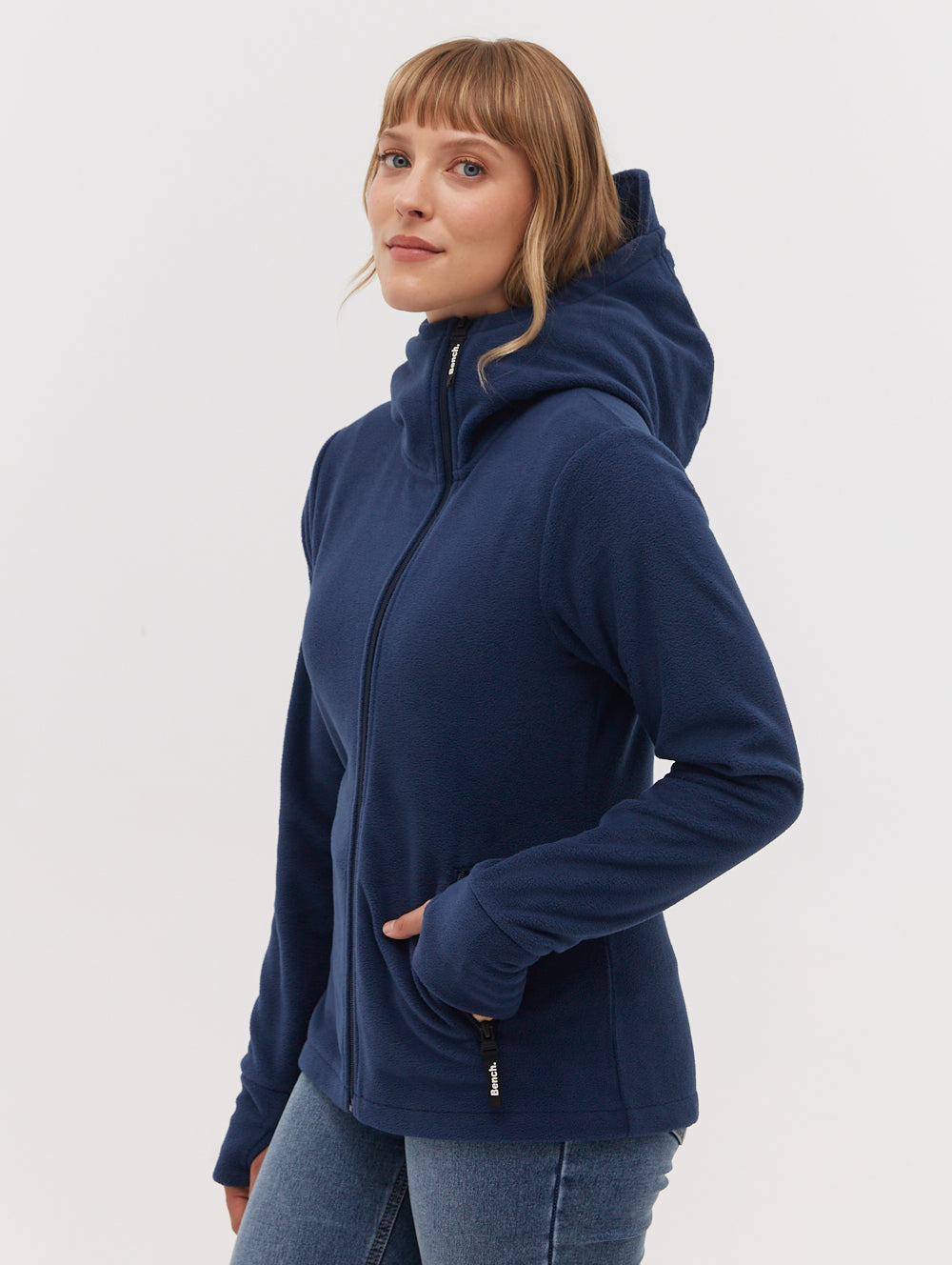 Ninja Microfleece Asymmetric Zip Up Hoodie - Warm Winter Pullover for Men & Women - Perfect for Outdoor Activities, Hiking and Casual Wear