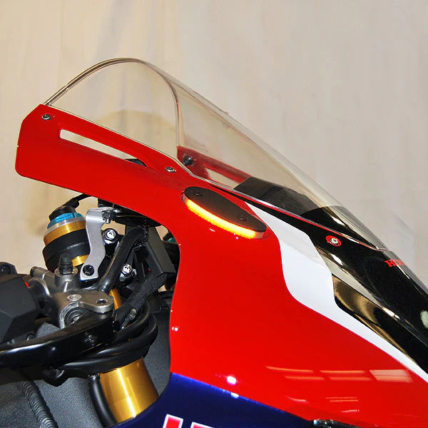Honda CBR1000RR R Mirror Block Off Turn Signals Kit (2021-2023) - Motorcycle Accessories for Racing & Street Performance