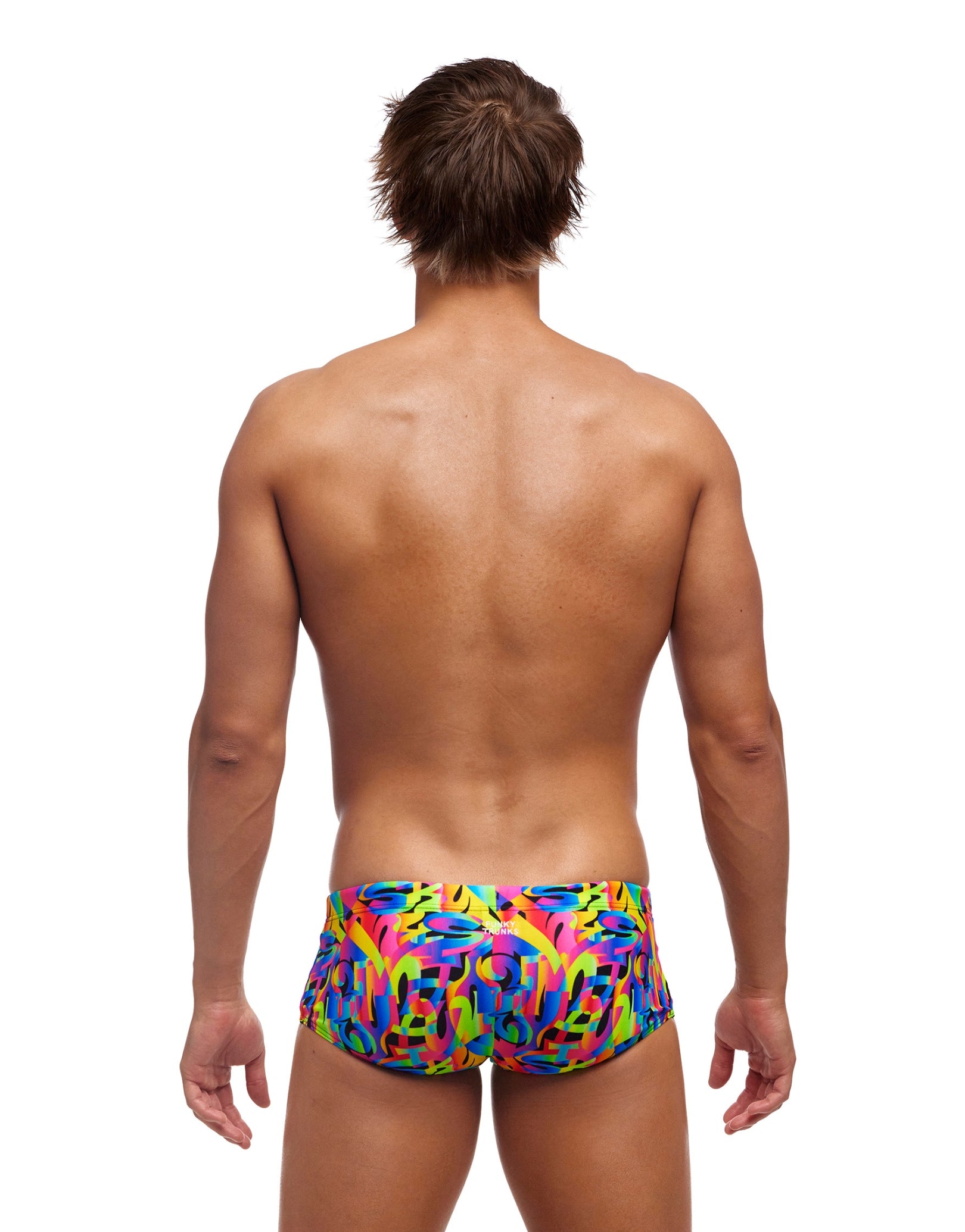 Colorful Funk Sidewinder Swim Trunks for Men - Quick-Dry Beach Shorts with Fun Print - Perfect for Swimming, Surfing & Summer Vacations