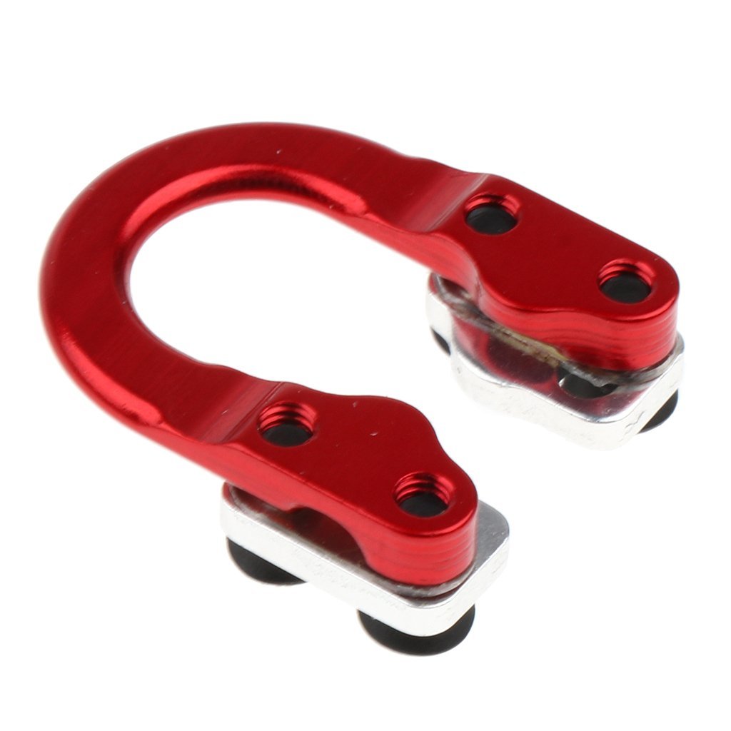 Compound Bow Archery D Loop Metal Ring & U Rope Loop with Screwdriver - Durable Arrow Nock for Outdoor Hunting Accessories (Red) | Perfect for Target Practice & Bowfishing