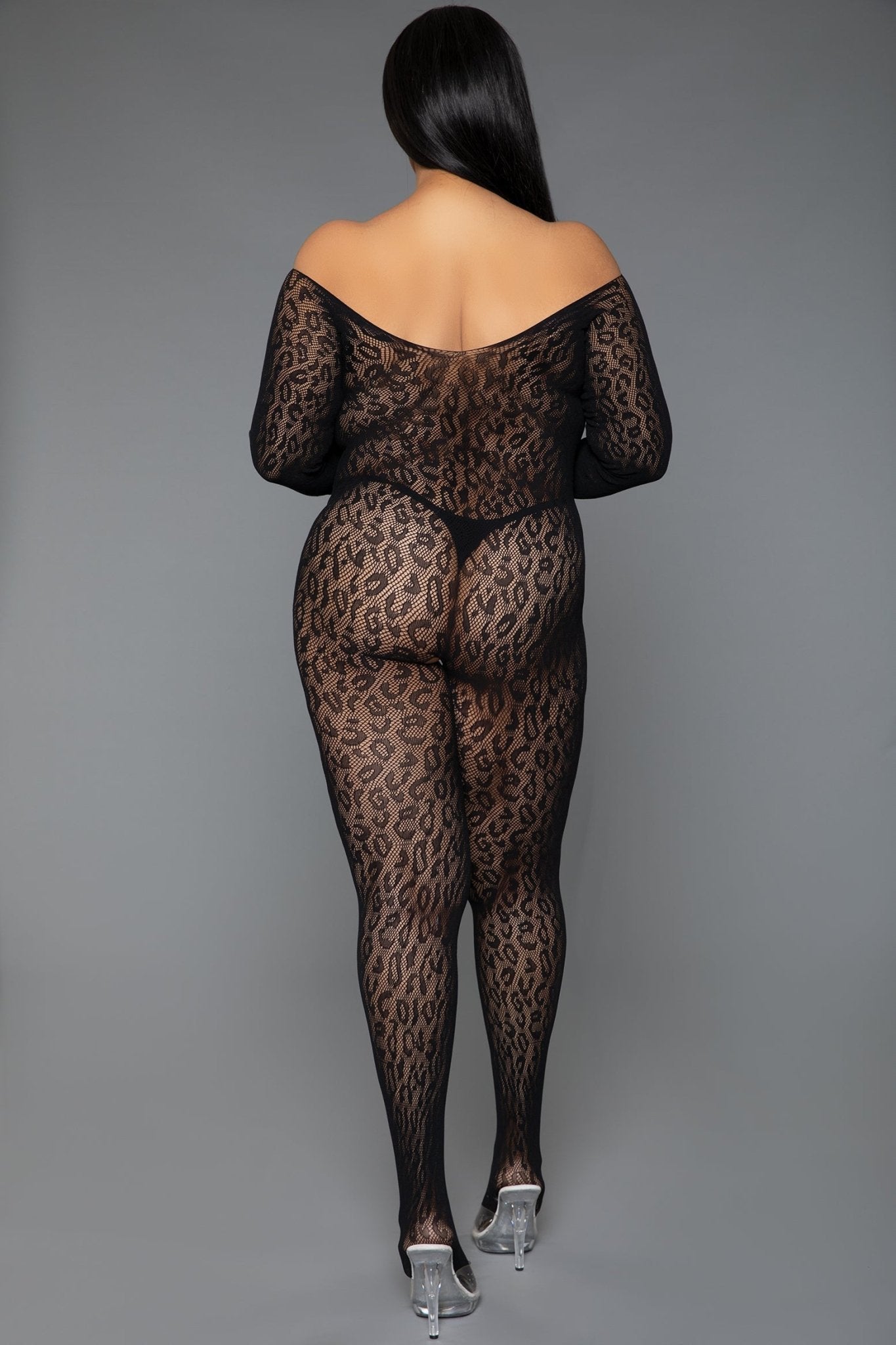 BeWicked Women's Animal Instinct Bodystocking 2354 - Sexy Lingerie Costume for Halloween, Cosplay & Boudoir Photography