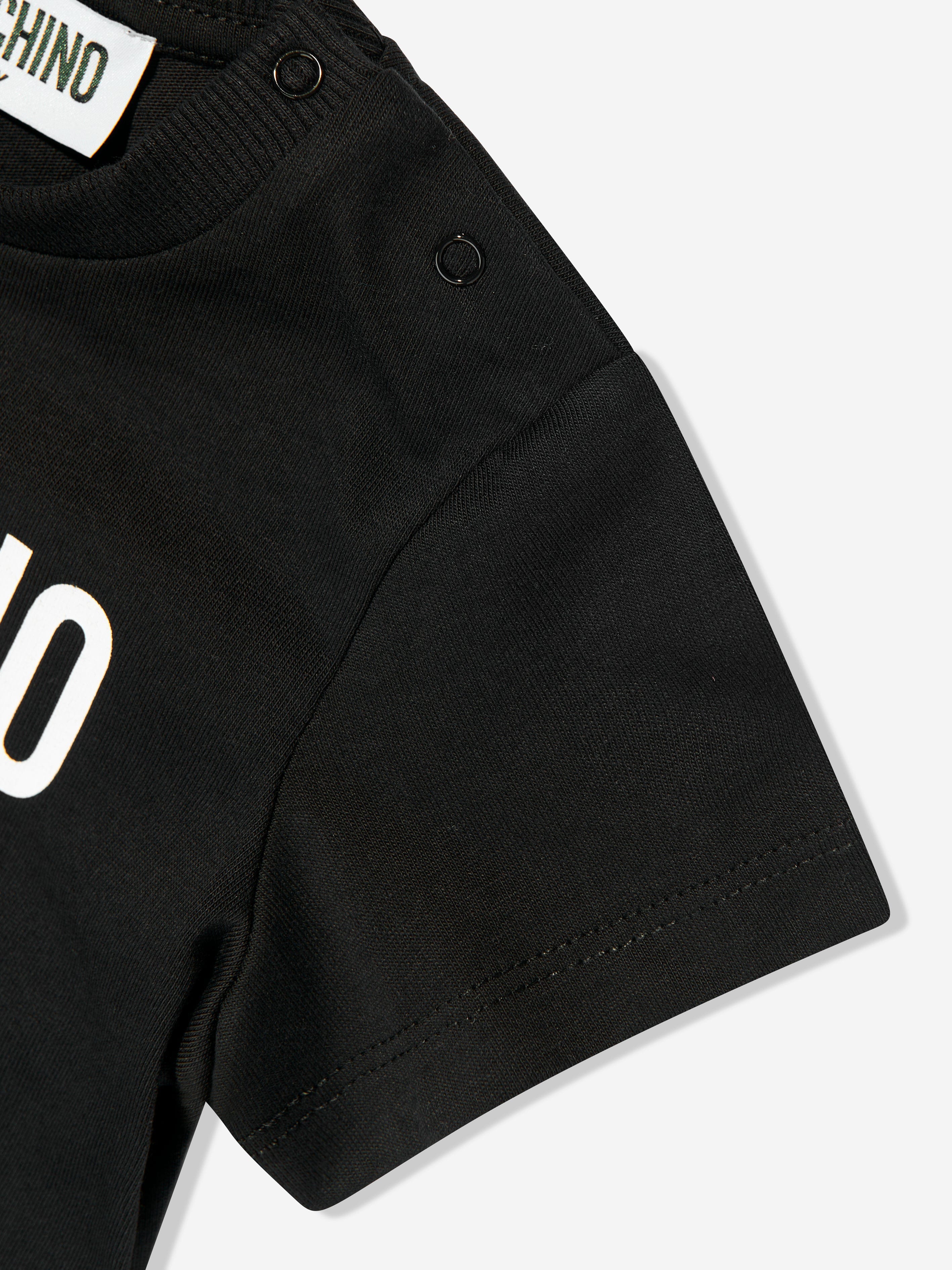 Black Baby Logo T-Shirt - Soft Cotton Comfort for Infants & Toddlers - Perfect for Playdates, Family Outings & Photo Shoots