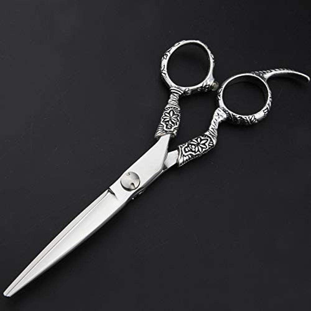 Professional 6 Inch Barber Scissors Set - Hairdressing & Styling Shears with Flat & Texturizing Blades for Precision Hair Cutting | Salon & Home Use