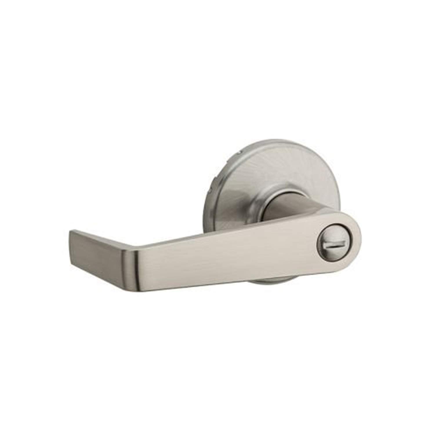 Kwikset 733KNL-15 Kingston Light Commercial Privacy Door Lock - Satin Nickel Finish - Secure Office, Retail & Apartment Entry Doors
