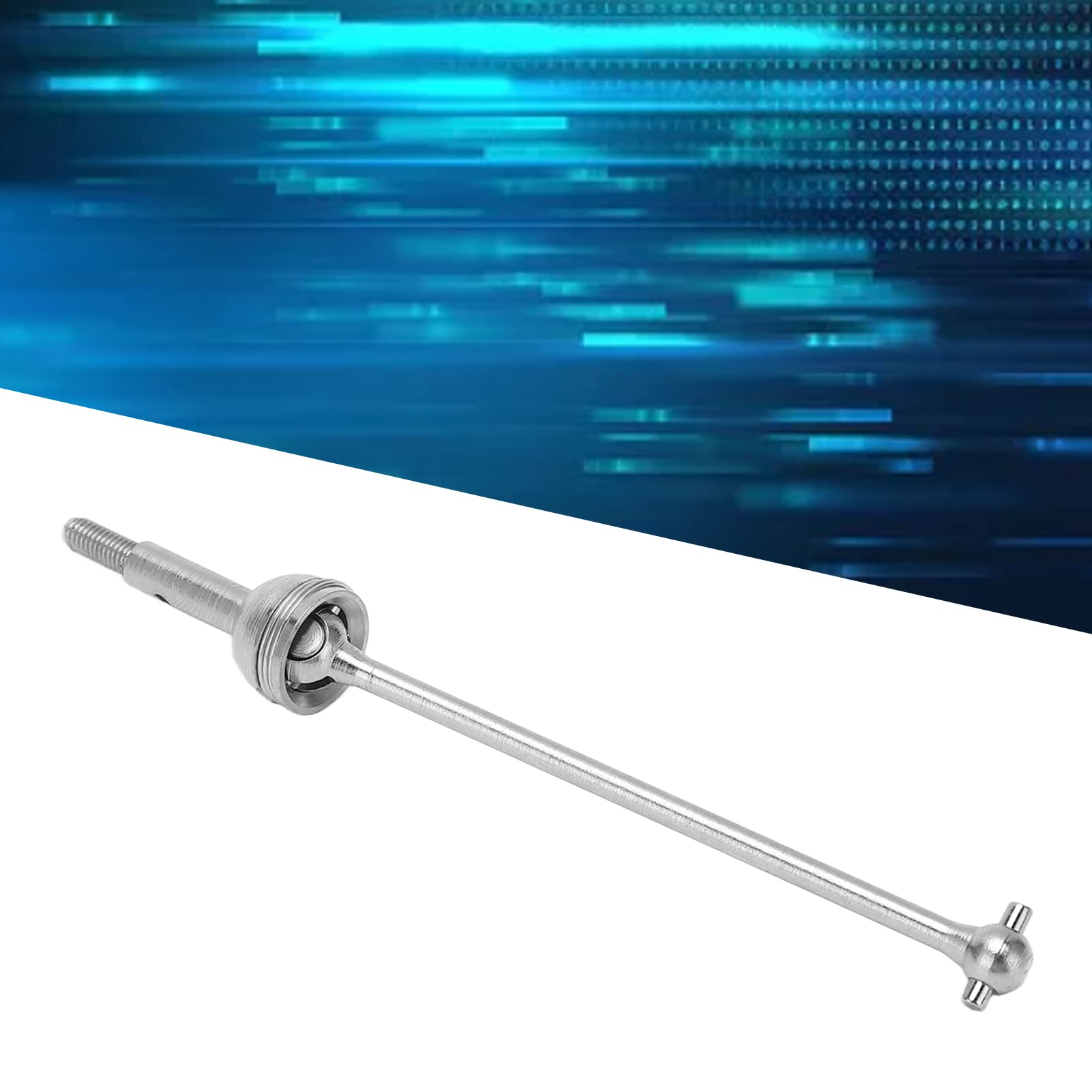 WLtoys 144001 144002 124016-124019 RC Car Upgrade Parts - Stainless Steel CVD Drive Shaft & Front Axle Replacement for Crawler Vehicles | Durable Metal Shaft for Off-Road Racing & RC Car Maintenance