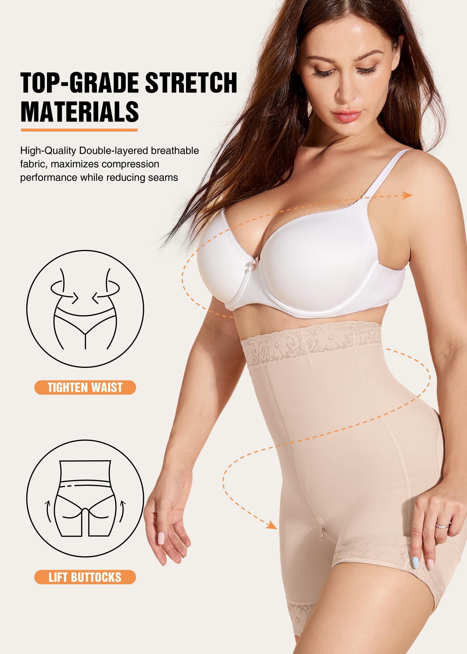 Best Shapewear for Women - High Waist Tummy Control Shorts with Butt Lifting Effect | Seamless Compression Underwear for Dresses, Jeans & Formal Wear | Perfect for Everyday Use, Special Occasions & Postpartum Recovery
