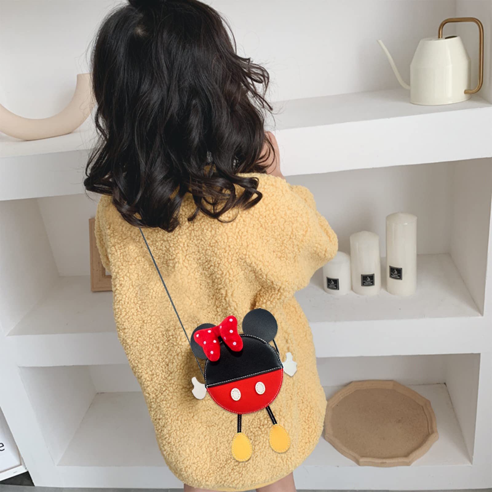 SOTOGO 2-Piece Toddler Purse Set for Little Girls - Princess Handbags & Mini Wallets with Adjustable Shoulder Strap, Cute Crossbody Bags for Kids (Perfect for Birthday Gifts, Dress-Up Play & Pretend Shopping)