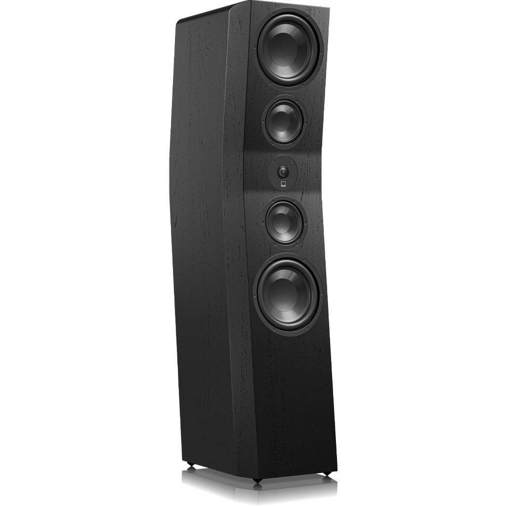 SVS Ultra Evolution Pinnacle Tower Speaker - Premium Black Oak Finish - High-End Audio for Home Theater & Music Listening - Perfect for Living Rooms & Home Theaters