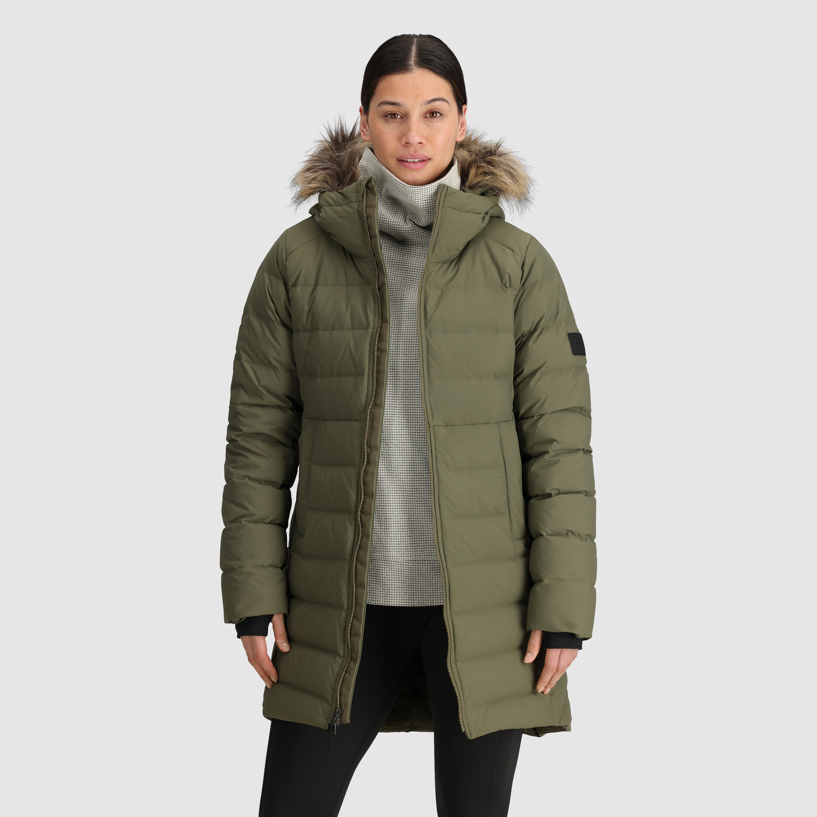 Women's Cozy Lux Down Parka - Ultra Warm Winter Coat for Cold Weather, Fashionable Hooded Jacket for Outdoor Activities & Daily Wear
