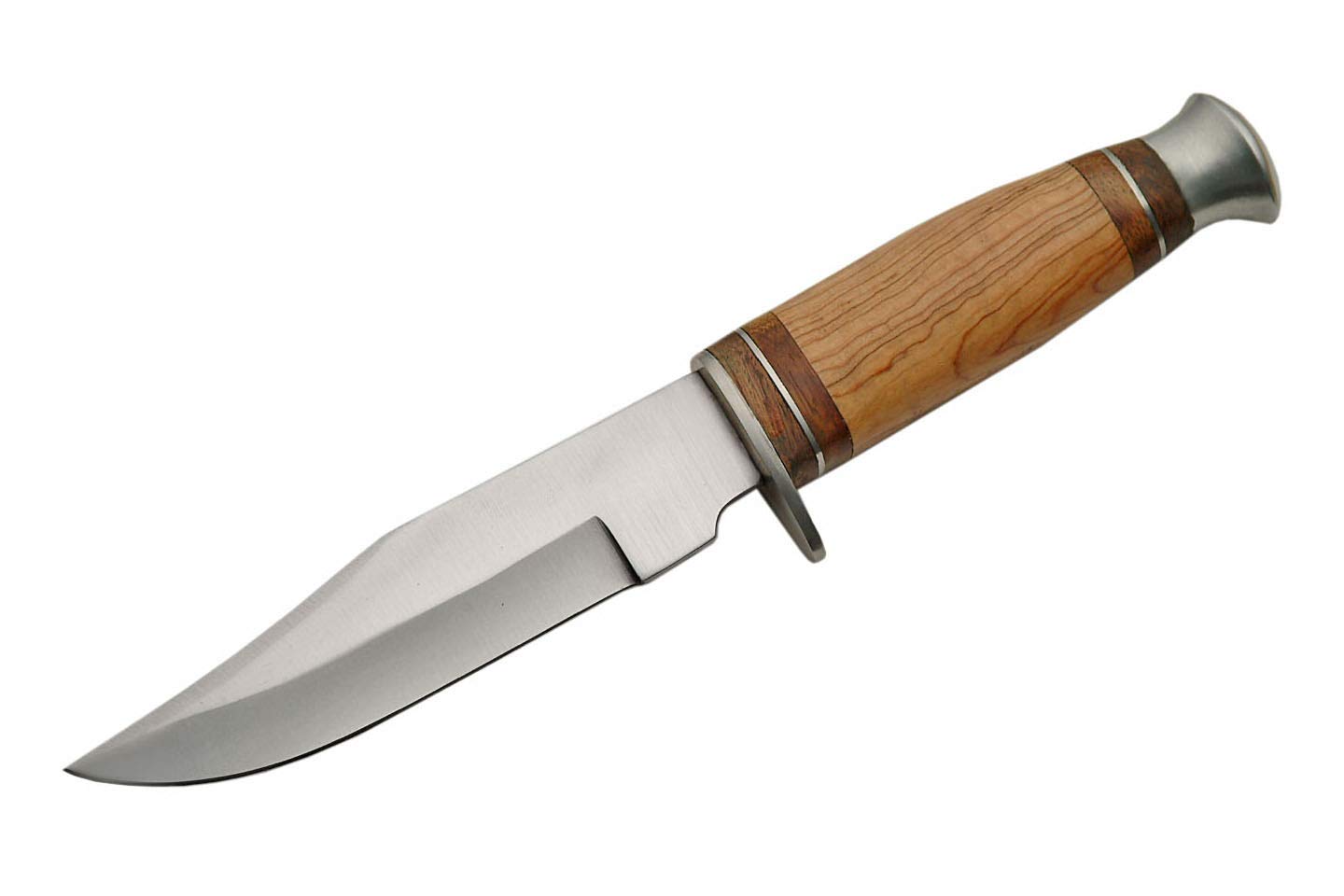 SZCO Supplies Premium Olive Wood Hunting Knife - Sharp Durable Blade for Outdoor Camping, Hunting & Survival Gear