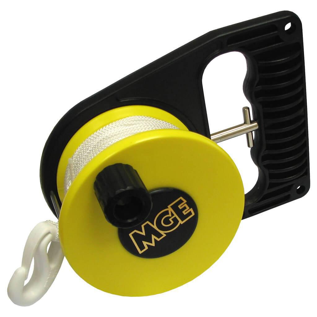 MGE Standard Diver SMB Reel - High Visibility Safety Marker Buoy for Scuba Diving & Snorkeling - Perfect for Underwater Navigation & Emergency Signaling