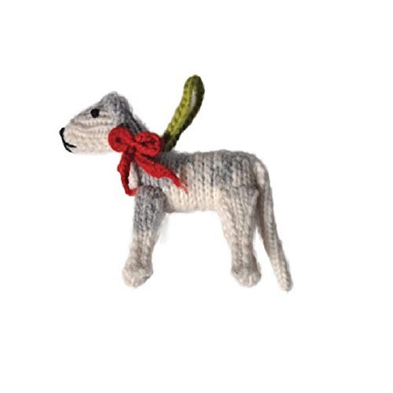 Chilly Dog Greyhound Dog Ornament - Handmade Ceramic Greyhound Statue for Pet Lovers, Home Decor & Gift Idea | Perfect for Christmas, Shelves & Dog-Themed Collections