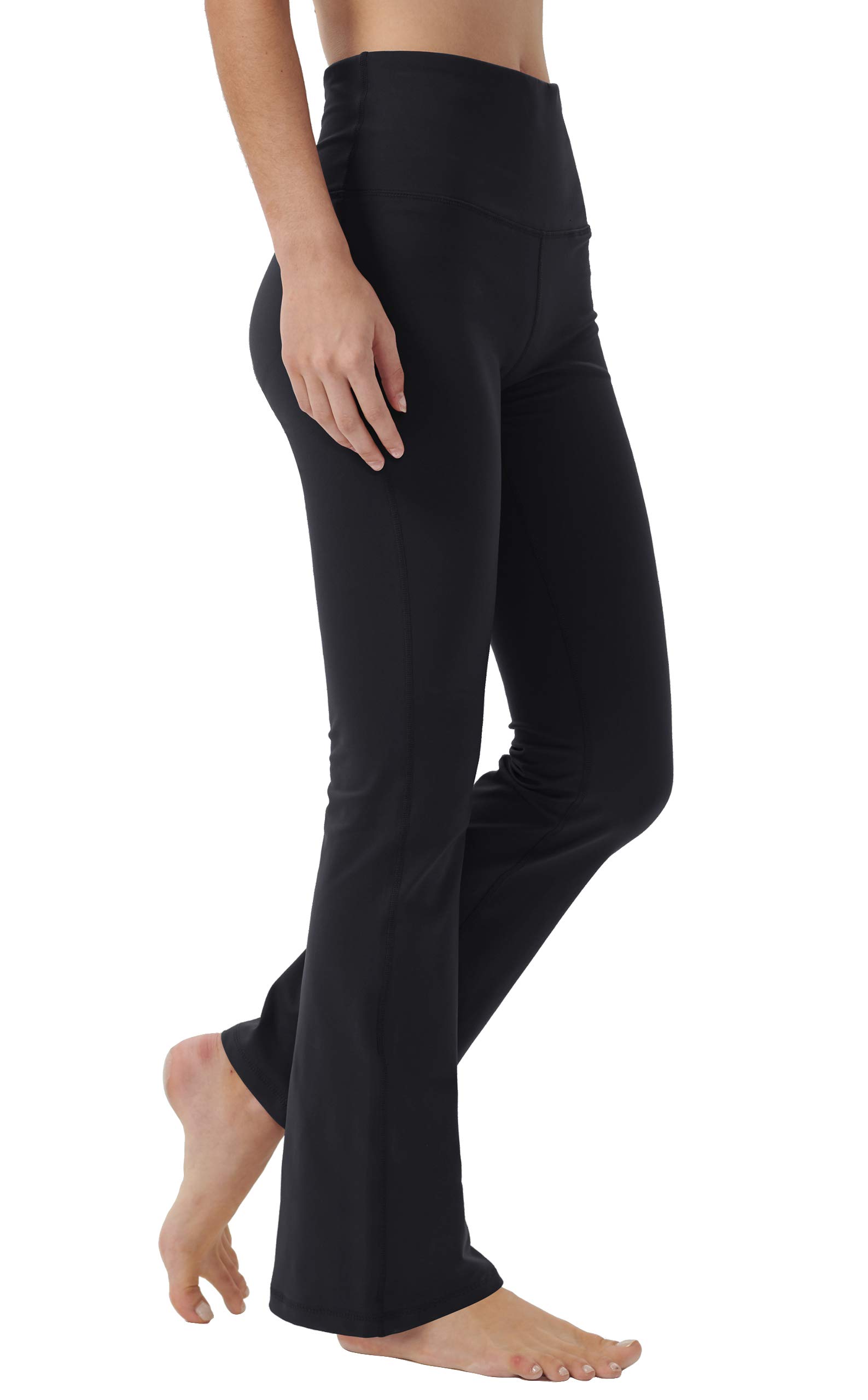 Bootcut Yoga Pants for Women - High Waist Tummy Control Workout & Work Pants - Comfortable Bootleg Dress Pants for Yoga, Office & Casual Wear