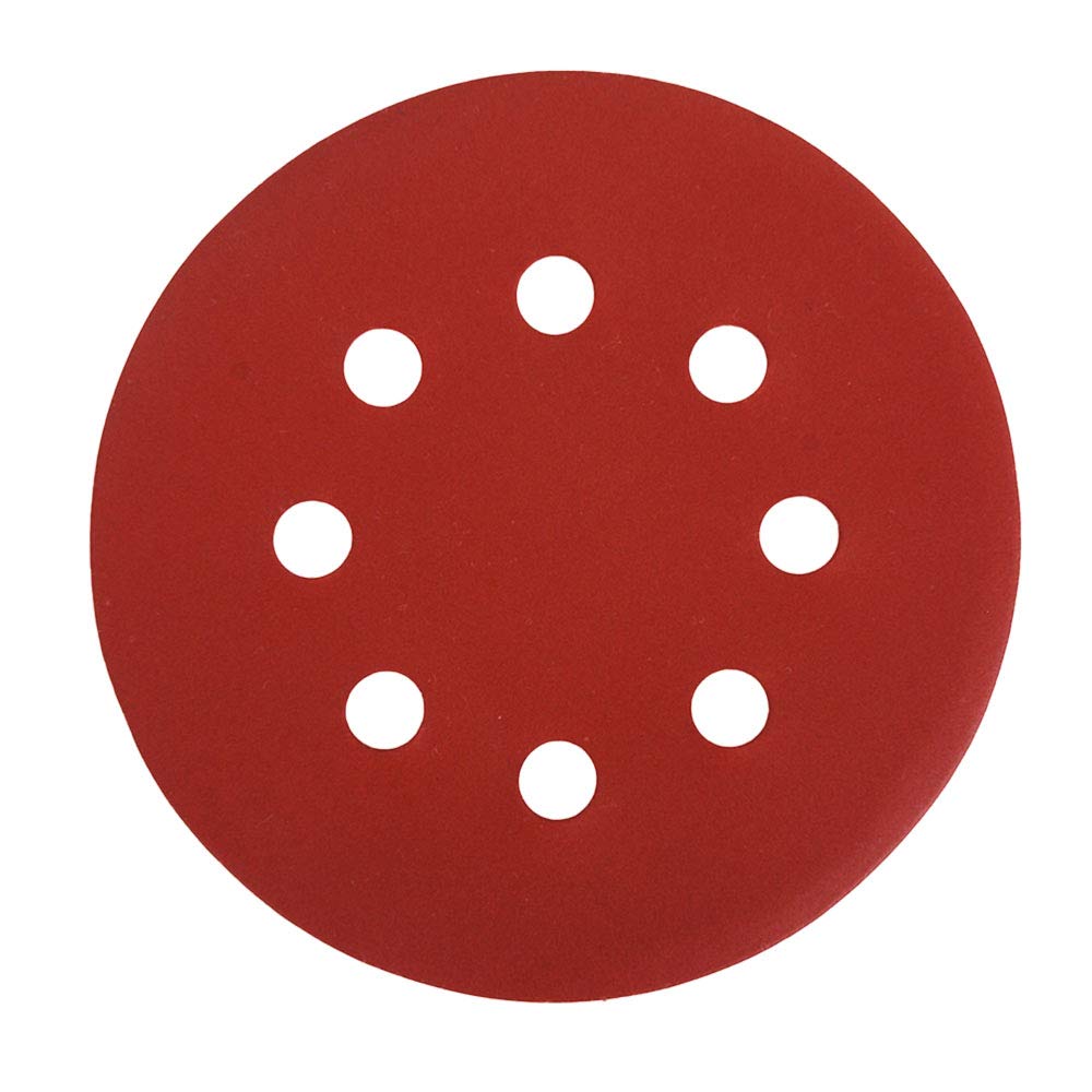 HIFROM 60-Piece 5-Inch 800 Grit Hook & Loop Sanding Discs Set - 8 Hole Design for Random Orbital Sanders & Grinders - Perfect for Woodworking, Metal Polishing & DIY Home Projects