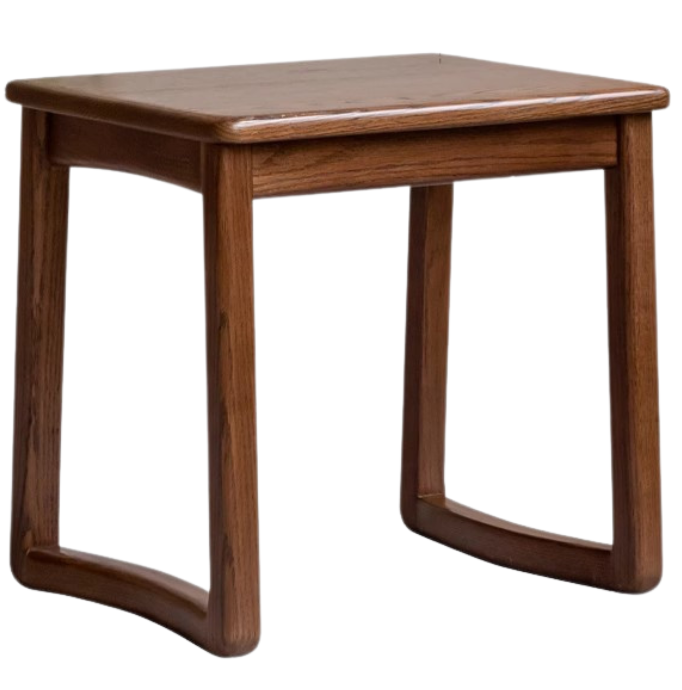 Premium Oak & Ash Solid Wood Tea Stool - Handcrafted Rustic Side Table for Living Room, Bedroom, or Balcony - Perfect for Tea Ceremonies, Reading Nook, or Decorative Accent