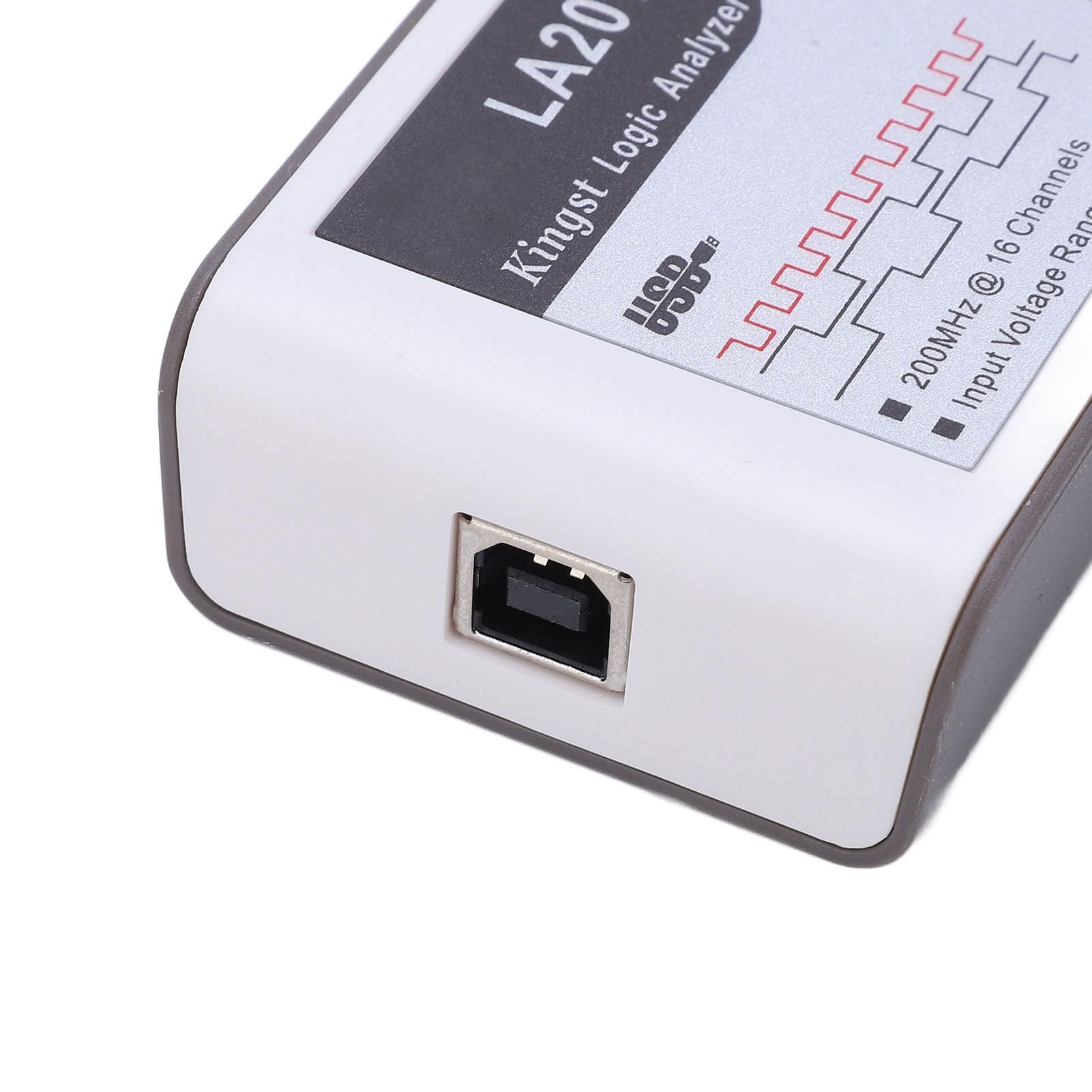 16-Channel LA2016 USB Logic Analyzer - 200MS/s Sampling Rate, ±50V Adjustable Threshold for Electronics Testing | Ideal for Circuit Debugging, Embedded Systems & DIY Projects