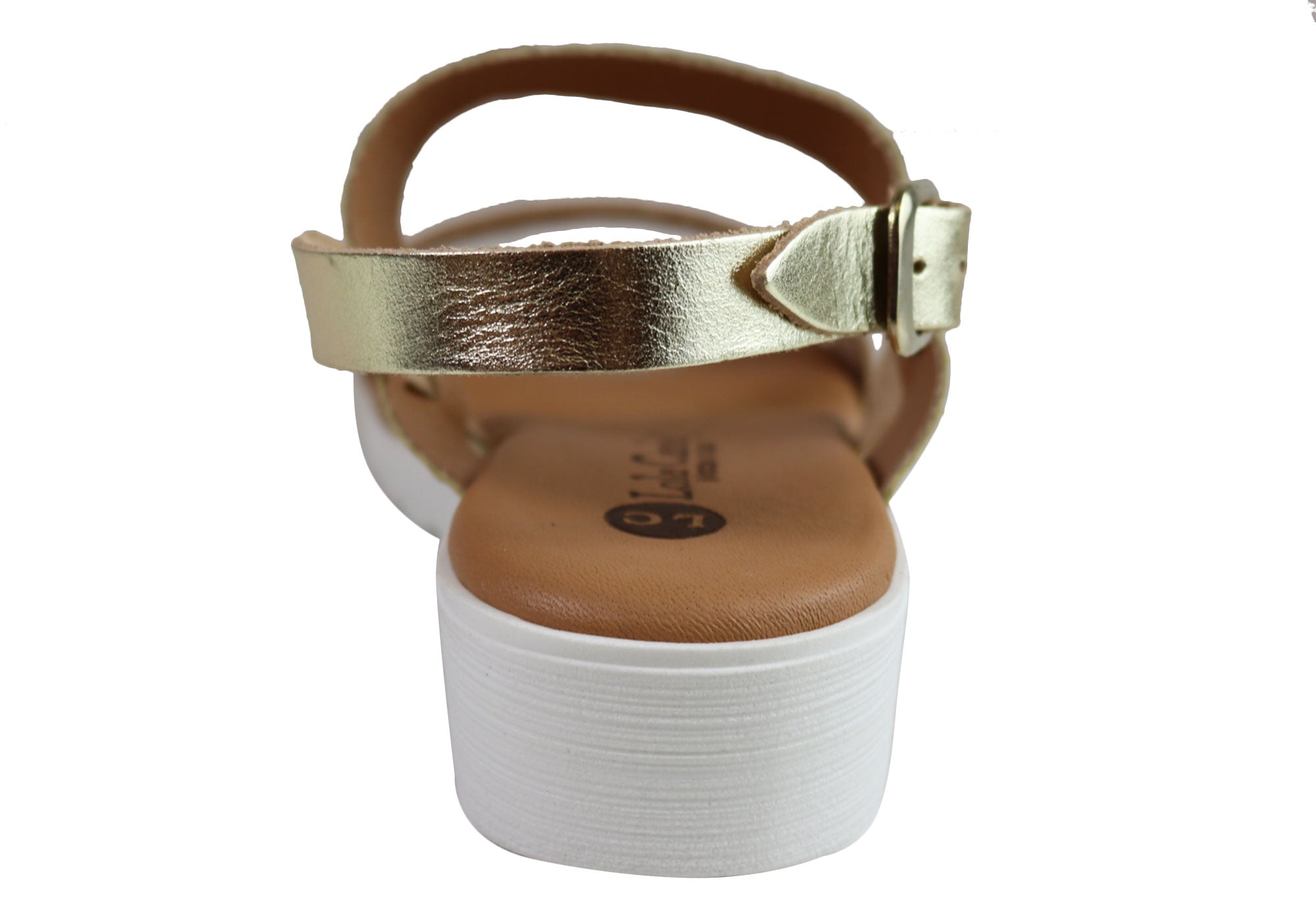 Lola Canales Gab Women's Comfortable Soft Leather Sandals - Handmade in Spain - Perfect for Summer, Beach & Casual Outings