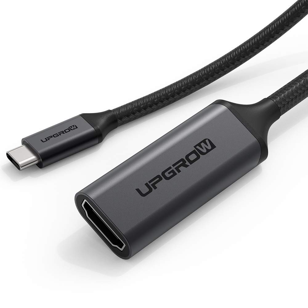 Upgrow USB C to HDMI Adapter 4K@60Hz Thunderbolt 3 Compatible - Type C to HDMI Cable for MacBook Pro/Air, iPad Pro, Dell XPS, Samsung Galaxy - Perfect for Home Office, Presentations & 4K Video Streaming