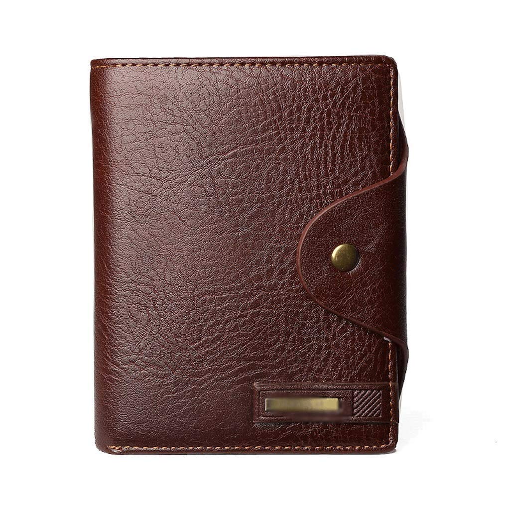 Premium Men's Leather Wallet - RFID Blocking Slim Bifold Credit Card Holder with Money Clip - Perfect for Everyday Carry & Travel Accessories