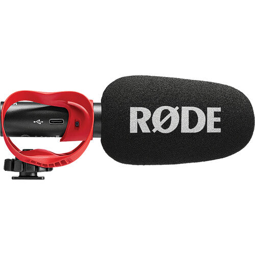 RODE VideoMic GO II H Ultracompact Analog/USB Camera Mount Shotgun Microphone - Perfect for Vlogging, YouTube Videos & Professional Filmmaking
