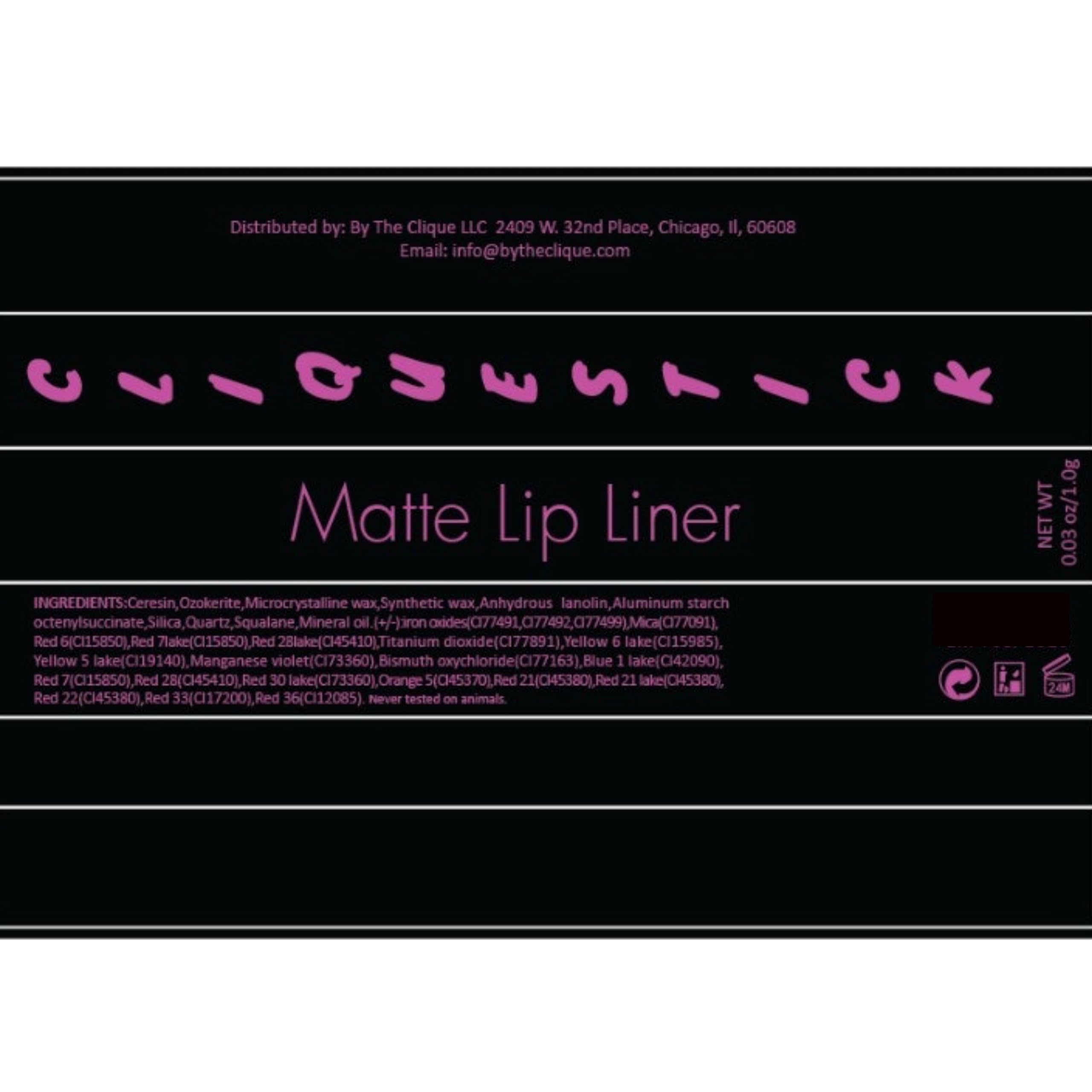 Premium Matte Lipstick & Lip Liner Set - Long Lasting Bright Pink Makeup Kit | Such A Doll Collection | Perfect for Date Night, Parties & Everyday Wear