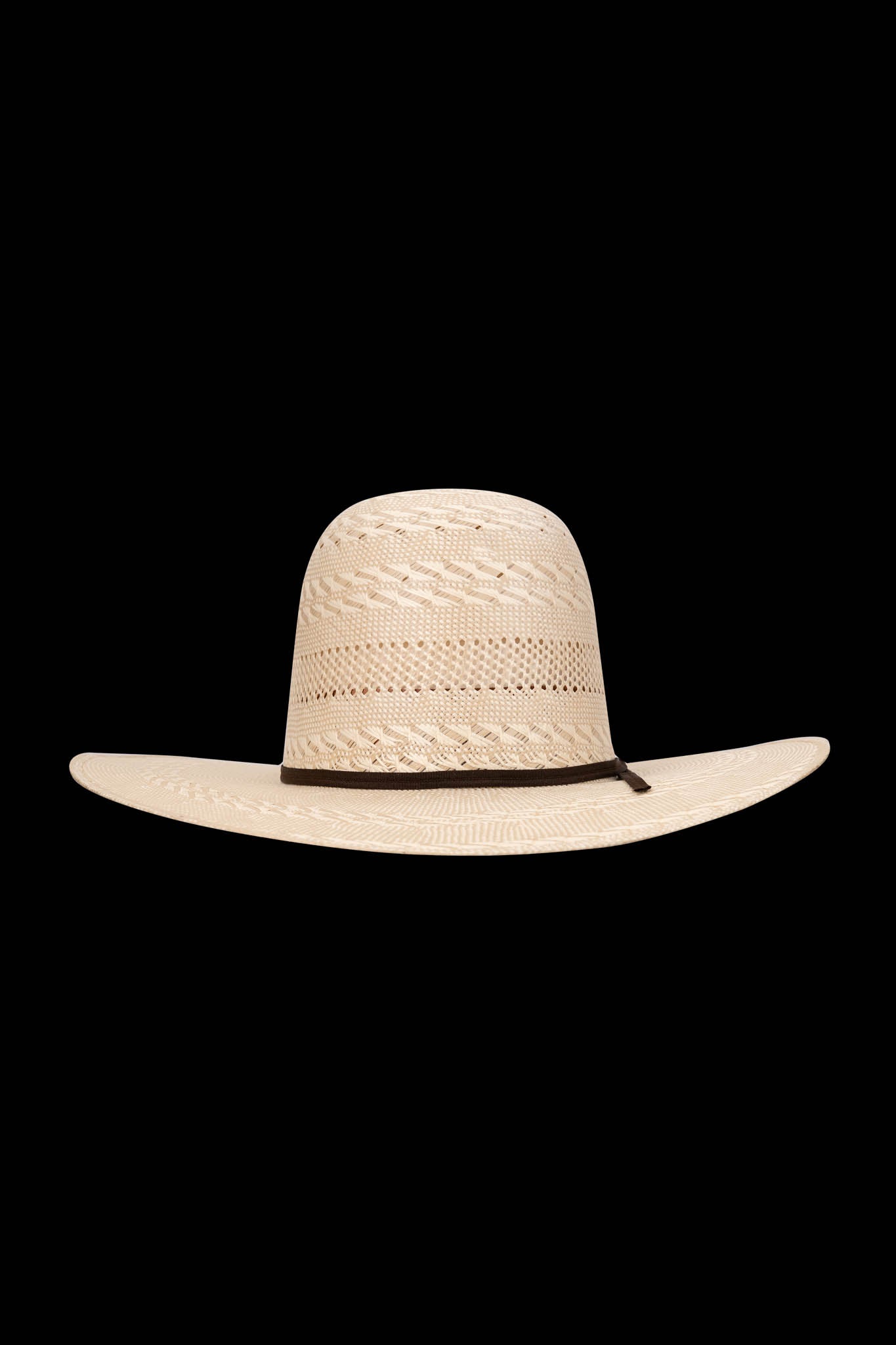 Rock'em 30X Alabama Open Crown Straw Cowboy Hat - Premium Western Style for Men - Perfect for Rodeo, Ranch Work & Outdoor Adventures