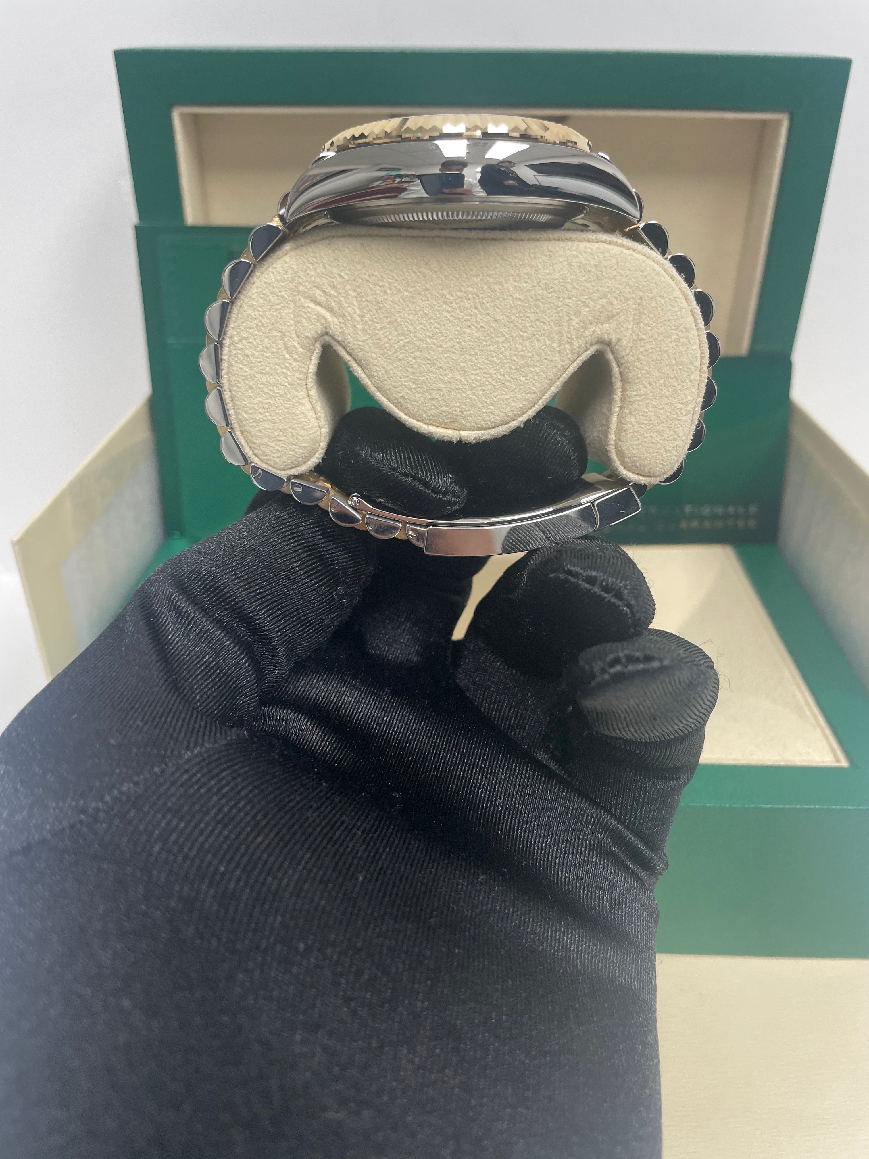 Rolex Sky-Dweller Two-Tone Stainless Steel & Yellow Gold Watch with Champagne Index Dial and Jubilee Bracelet (Ref# 326933) - Luxury Timepiece for Business Travelers and Watch Collectors