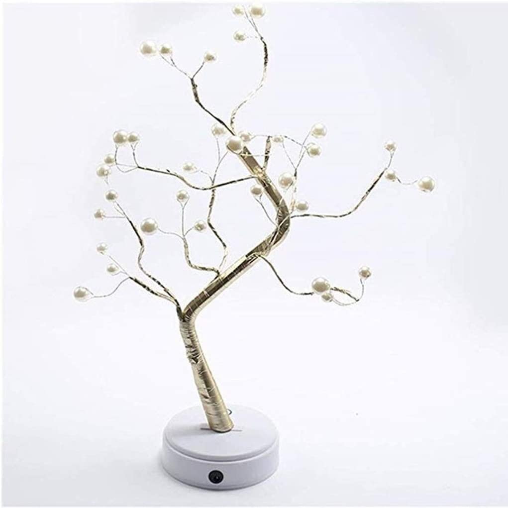 Baijiexun Fire Tree Light - Copper Wire Table Lamp with Warm White LED, Night Light for Bedroom, Living Room, Wedding & Party Decor - Perfect for Christmas, Home Bar, and Cozy Ambiance Lighting