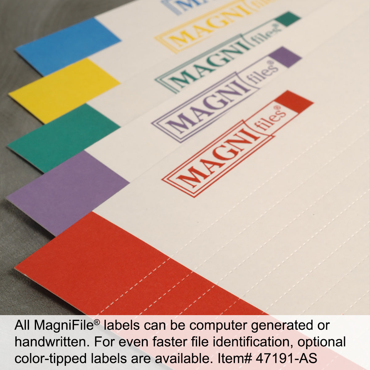 Ultimate Office MagniFile™ Sliding Bars - Organize & Index Standard File Folders or Loose Pages (Up to 65 Sheets) - Fast Document Security & Retrieval - Perfect for Home, Office & School Organization (Set of 10)