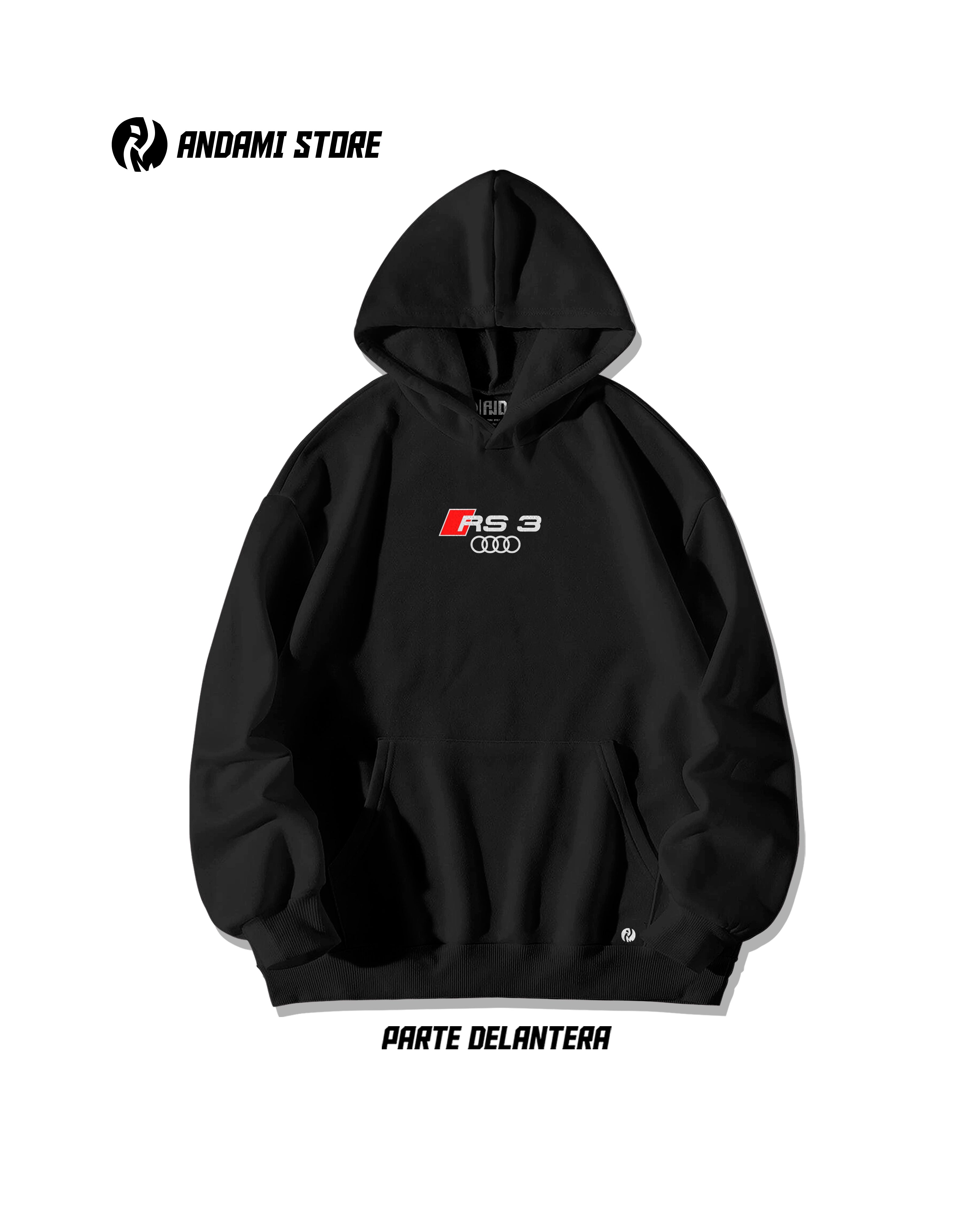Audi RS3 Hoodie for Men & Women - Premium Cotton Pullover Sweatshirt - Perfect for Casual Wear, Street Style & Car Enthusiasts