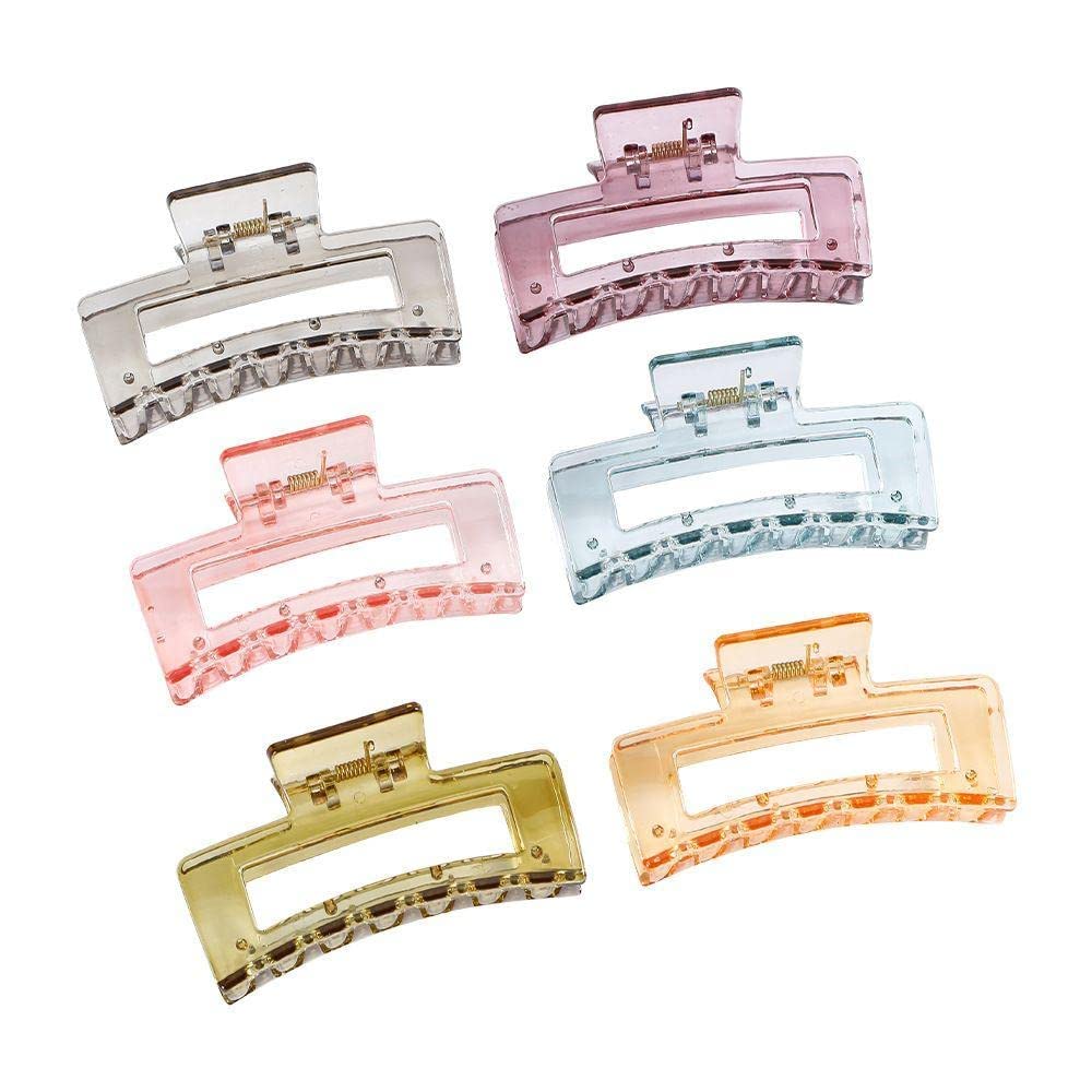 Big Hair Claw Clips for Thick Long Hair - Strong Hold Barrettes for Women & Girls - Perfect for Updos & Ponytails