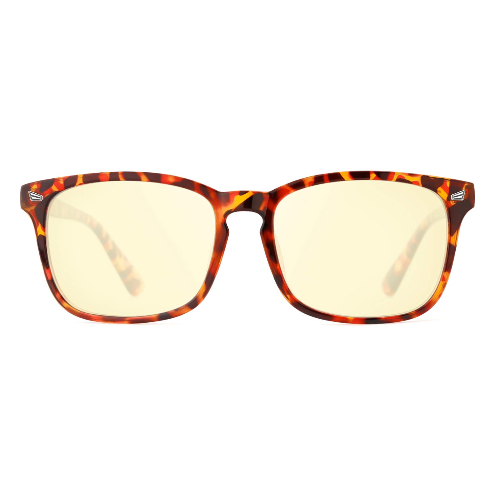 TIJN Blue Light Blocking Gaming Glasses for Women & Men - Anti Eyestrain, Anti UV Glare Computer Glasses - Perfect for Gaming, Office Work & Screen Time