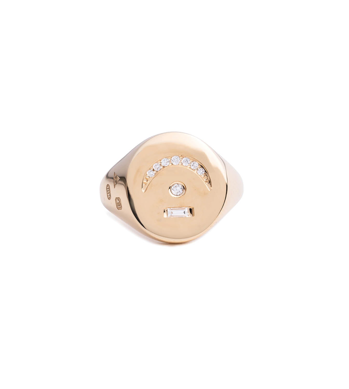 Pause Internal Compass Signet Ring - Spiritual Jewelry for Meditation & Self-Discovery - Perfect for Yoga, Mindfulness Practice & Personal Growth Gifts