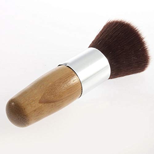 CamKpell Professional Soft Flat Top Buffer Foundation Powder Brush - Premium Kabuki Makeup Brush for Liquid, Cream & Powder Cosmetics - Ideal for Salon, Airbrush & Everyday Makeup Application