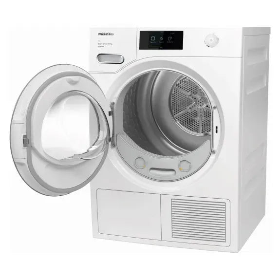 Miele 9kg Heat Pump Tumble Dryer - White TWV780WP | Energy Efficient & Quiet Laundry Appliance for Home Use